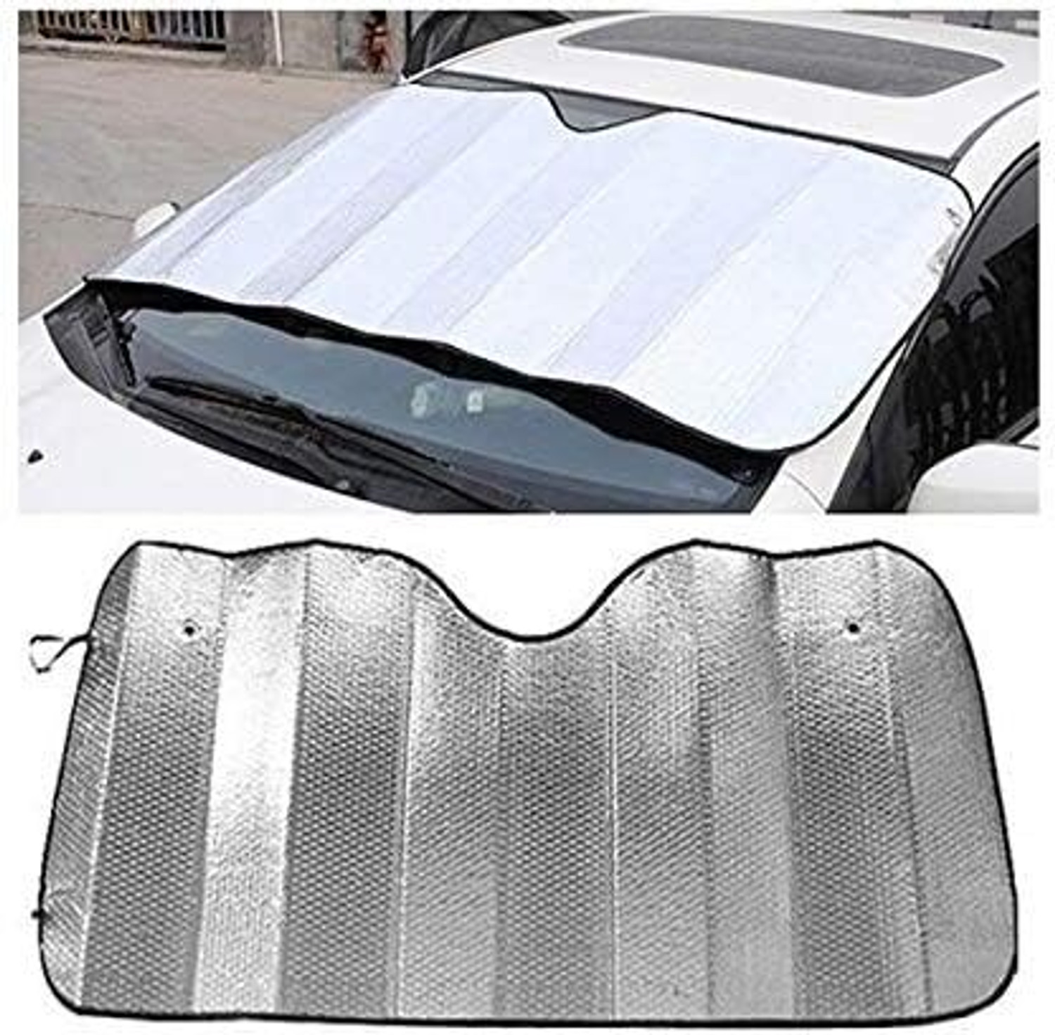 Image of MJM Good Connections Windshield Sun Shade For Universal For Car Universal For Car