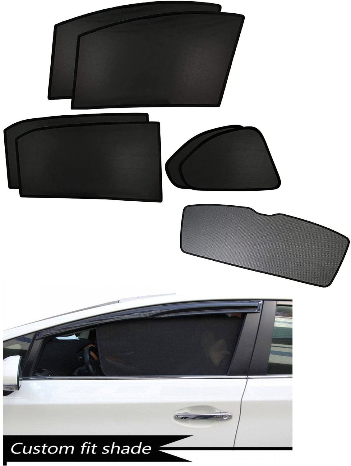 Image of KOZDIKO Side Window, Rear Window Sun Shade For Mahindra Bolero Neo