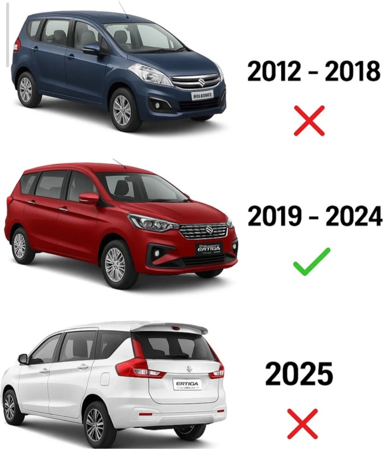 Image of TASAZE Rear Window Sun Shade For Maruti Suzuki Ertiga