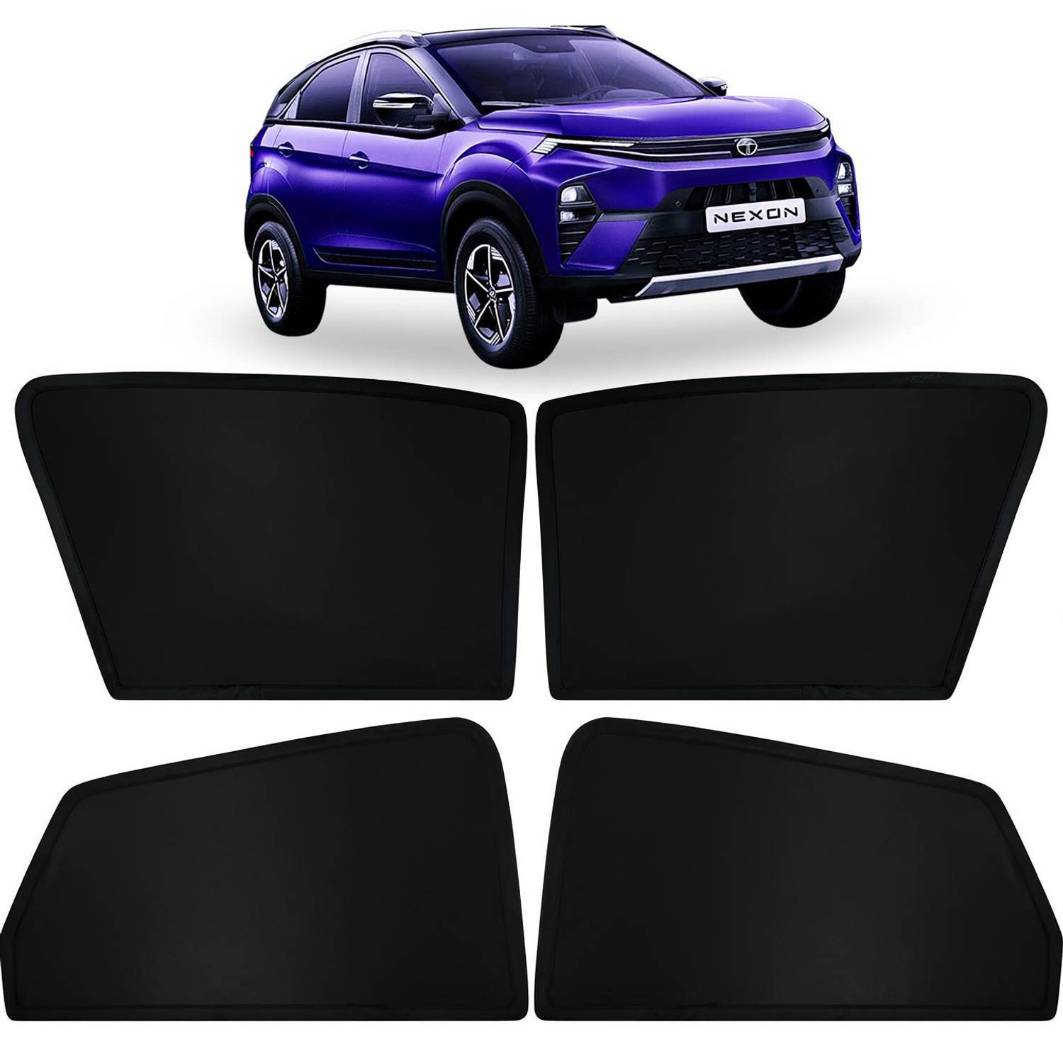 autoluxer Side Window Sun Shade For Tata Nexon