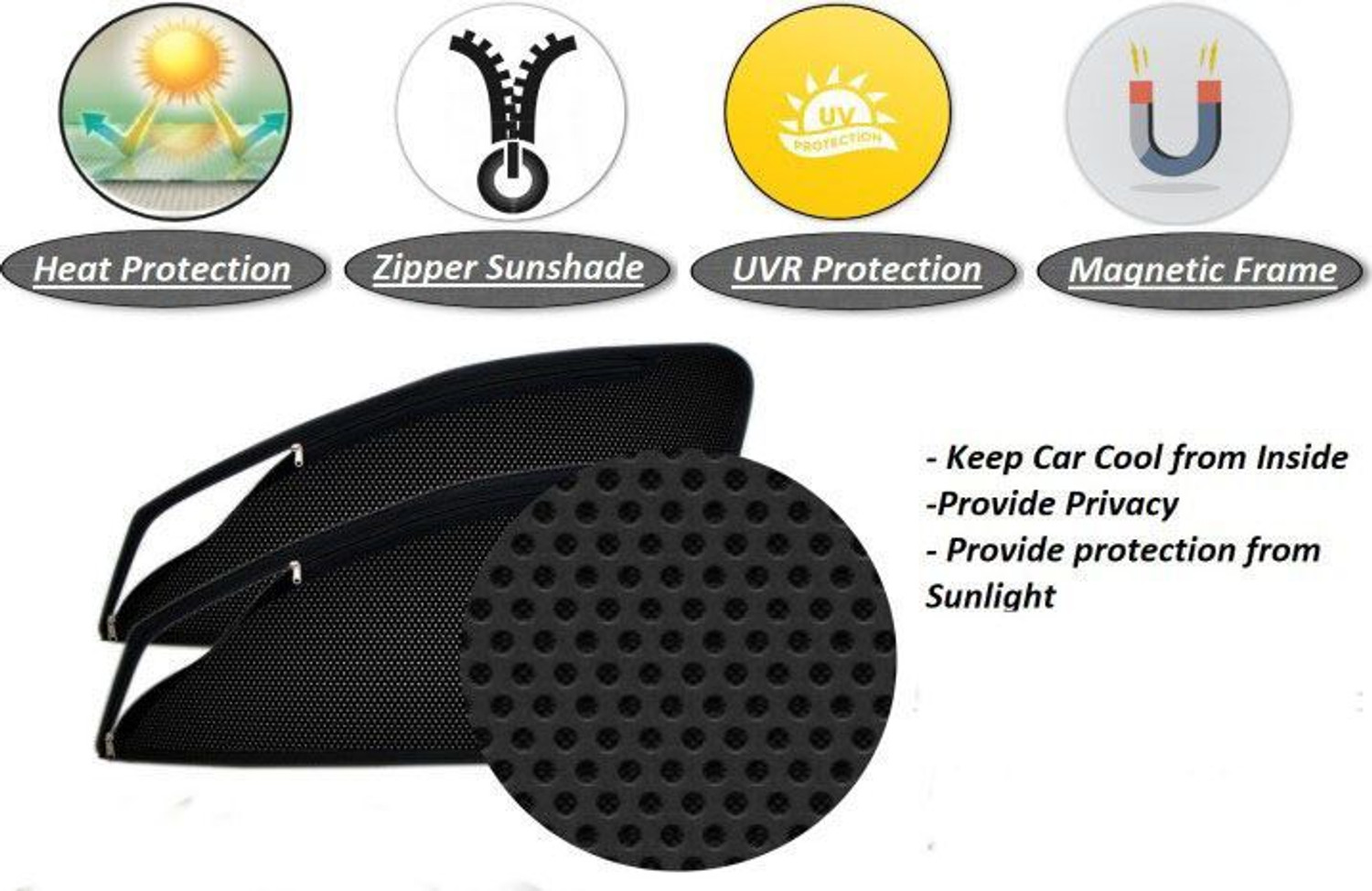 Image of HARKRISH Side Window Sun Shade For Mahindra XUV 300