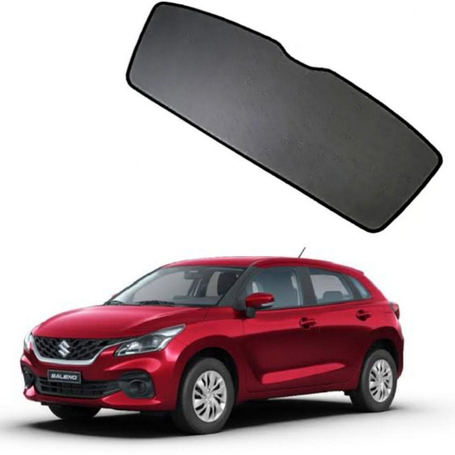 Image of PAHWAAL Rear Window Sun Shade For Maruti Suzuki Baleno (Black)