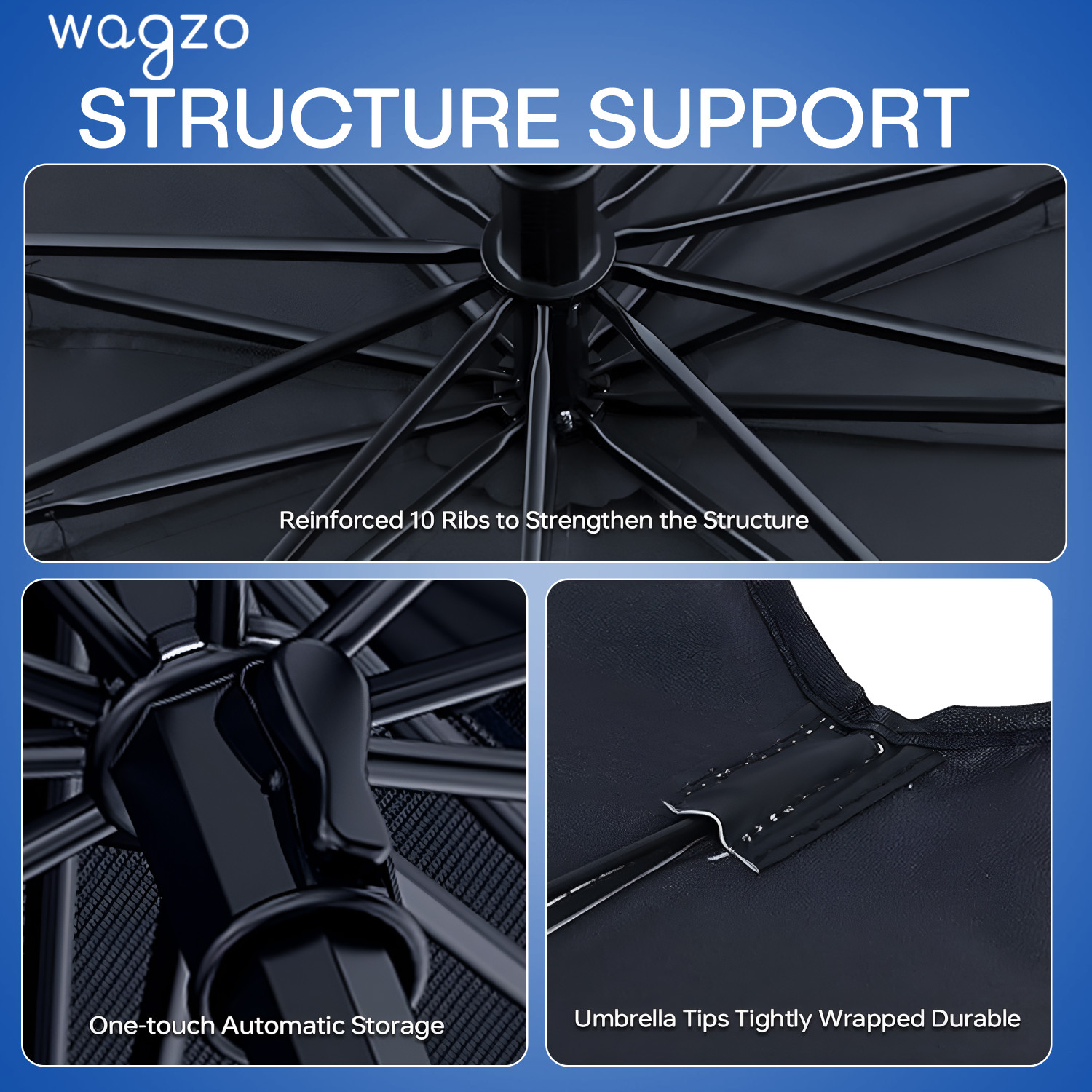 Image of Wagzo Windshield Sun Shade For Universal For Car Universal For Car