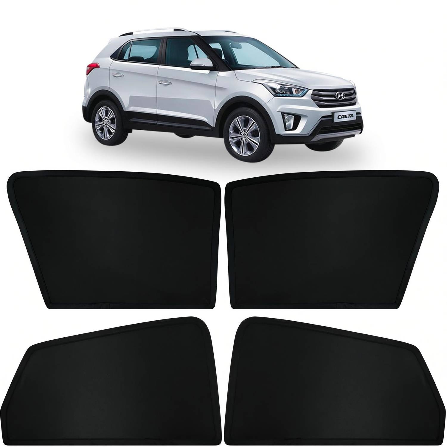 autoluxer Side Window Sun Shade For Hyundai Creta