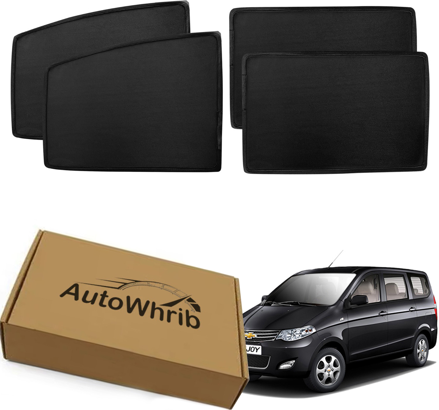 Image of Autowhrib Side Window Sun Shade For Chevrolet Enjoy