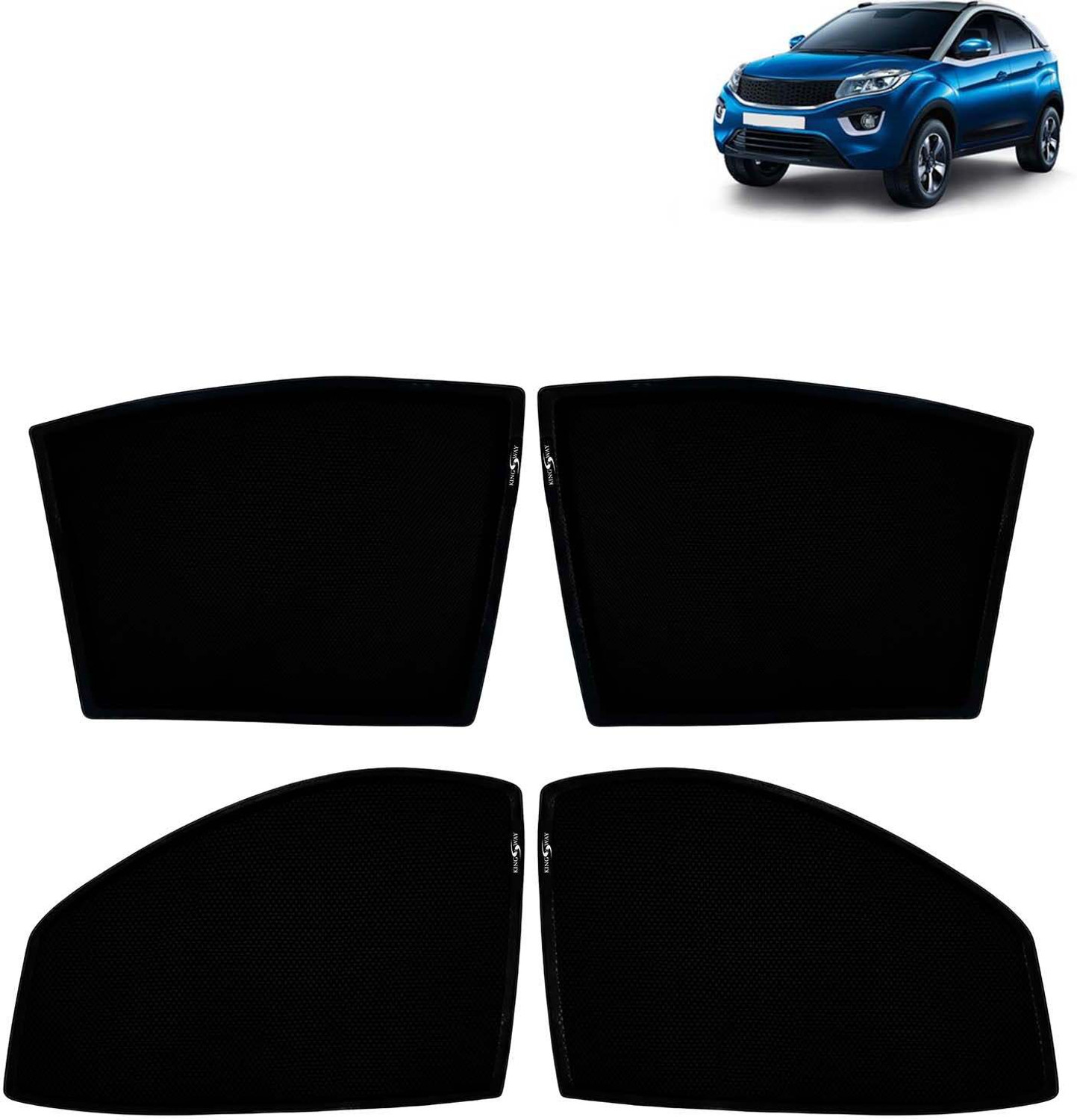 Image of Kingsway Side Window, Rear Window Sun Shade For Tata Nexon