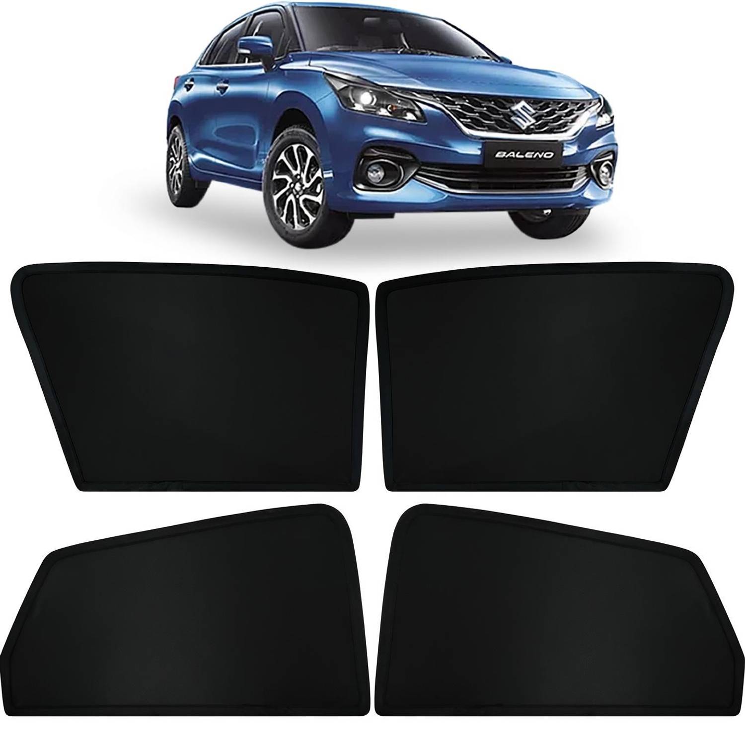 autoluxer Side Window Sun Shade For Maruti Suzuki Baleno