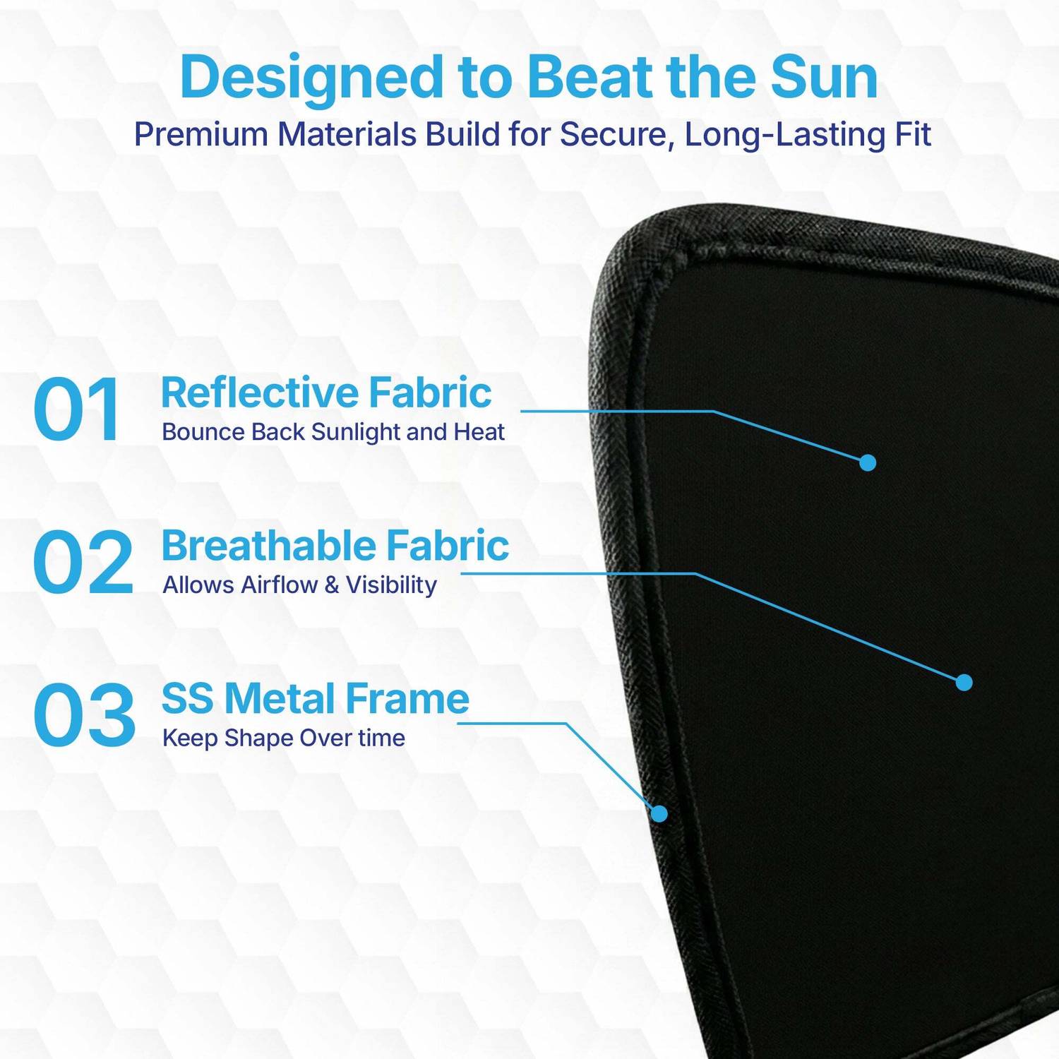 Kingsway Sun Shade for Mahindra XUV 7XO - Image 2