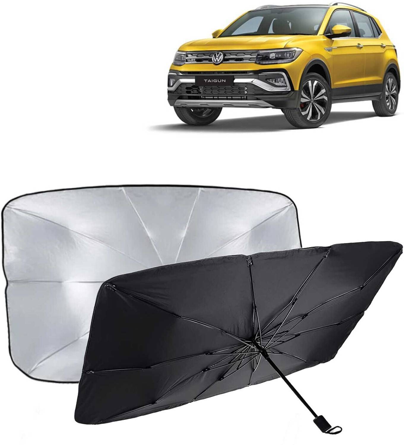 Kingsway Dashboard, Windshield Sun Shade For Volkswagen Taigun