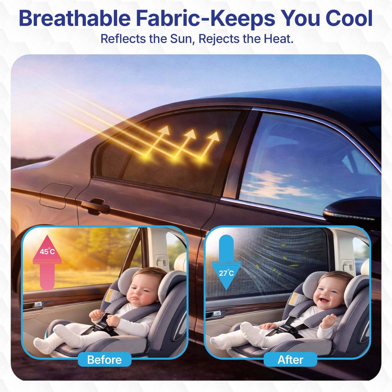 Kingsway Sun Shade for Mahindra XUV 7XO - Image 3