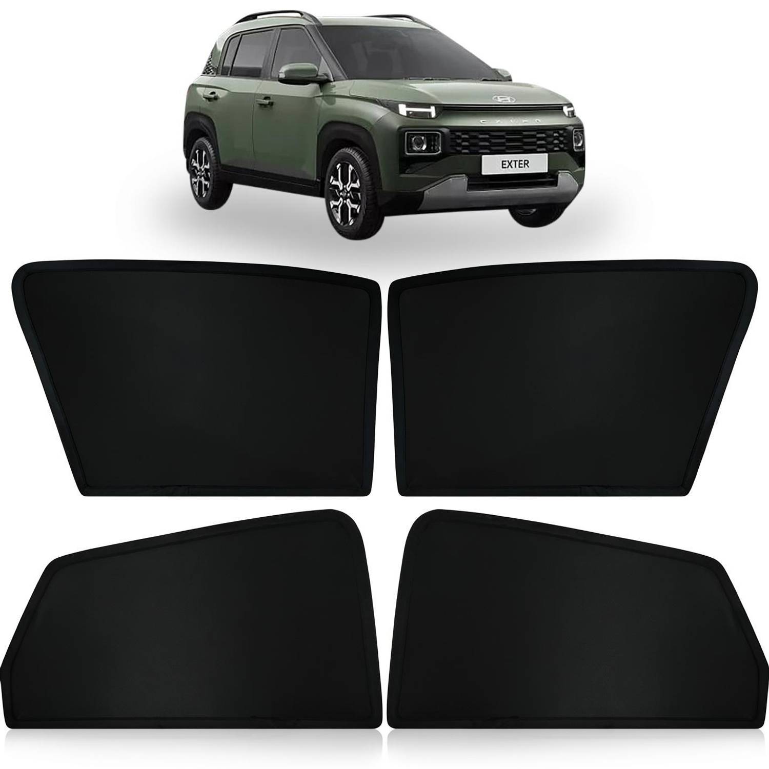 autoluxer Side Window Sun Shade For Hyundai Exter