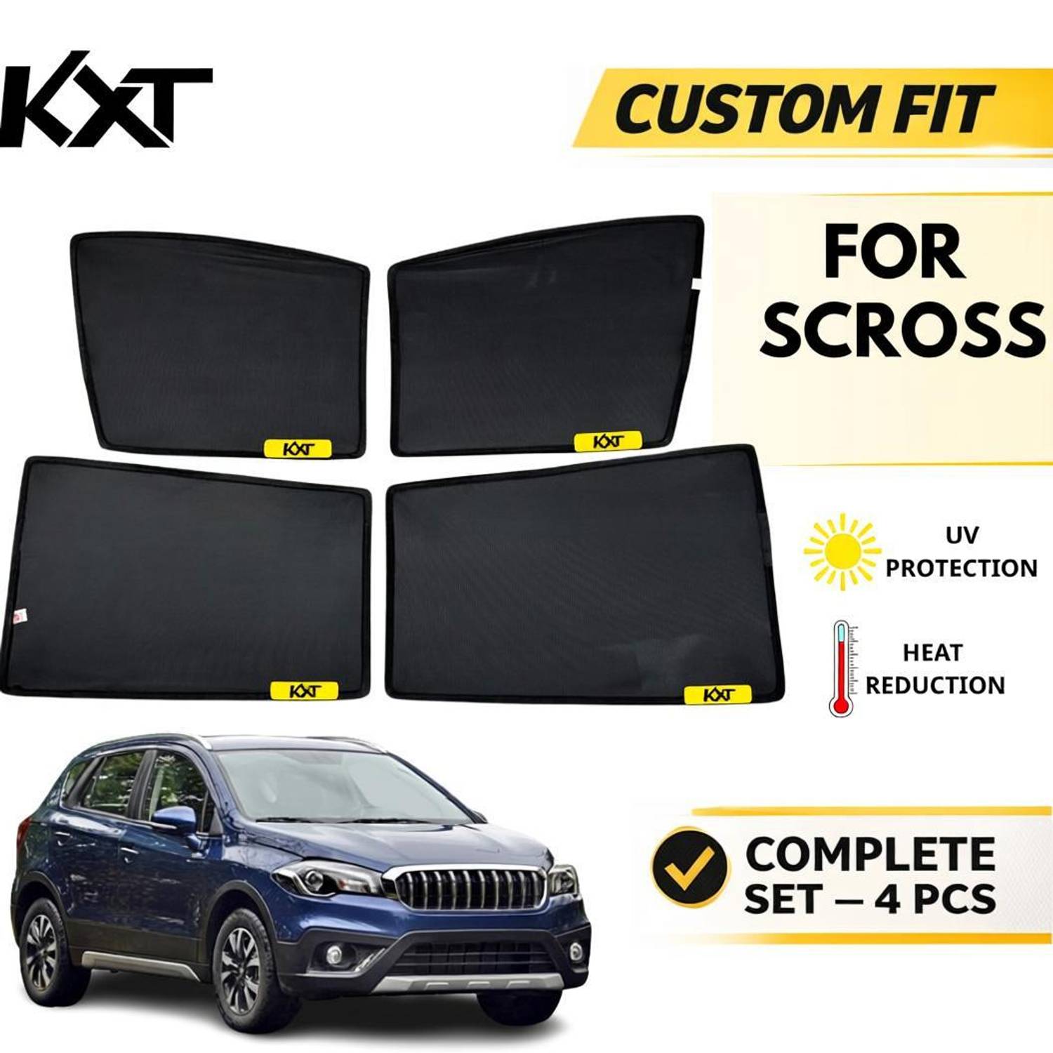 Kxt Side Window Sun Shade For Maruti Suzuki S-Cross Price in India