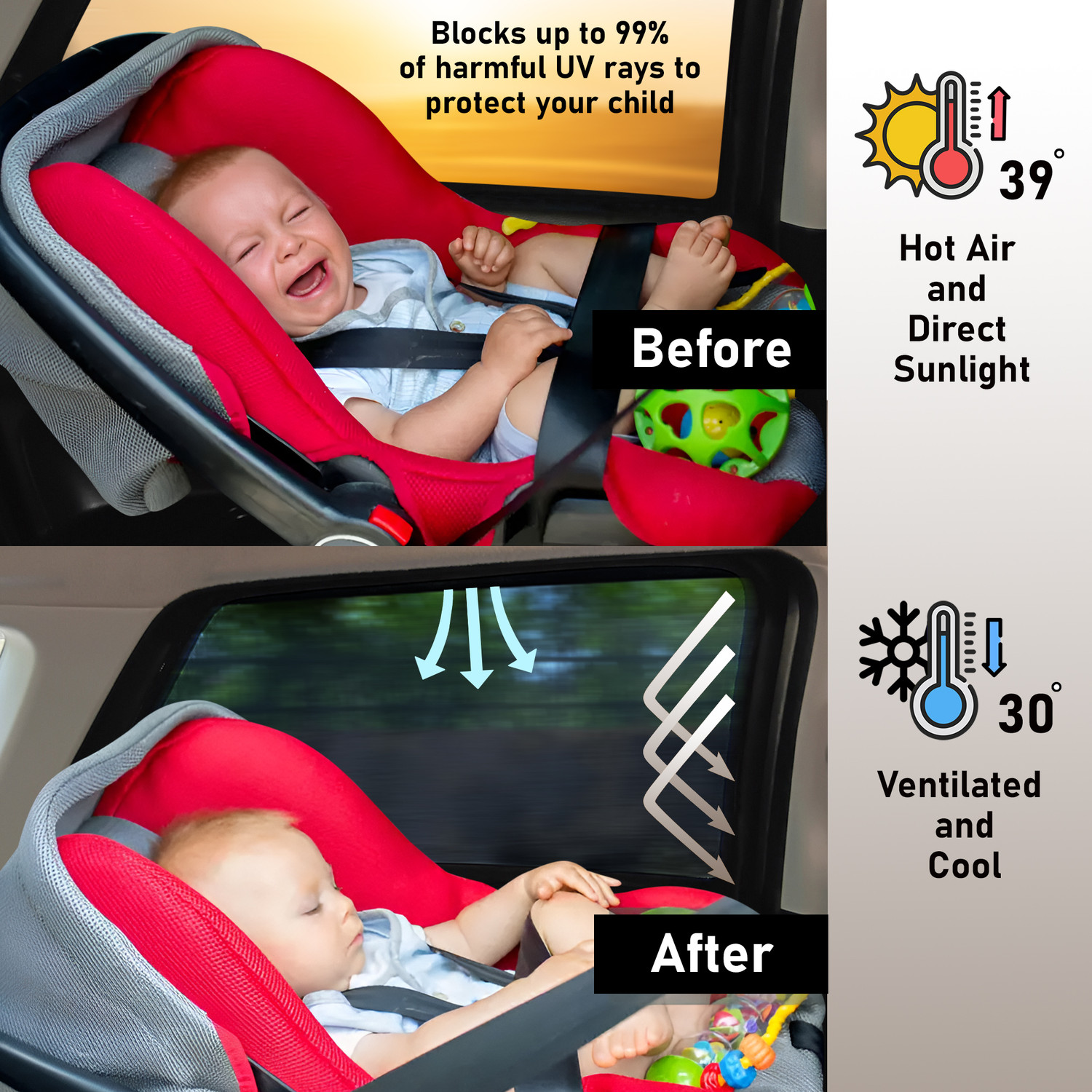 Image of autoluxer Side Window Sun Shade For Mahindra XUV 700