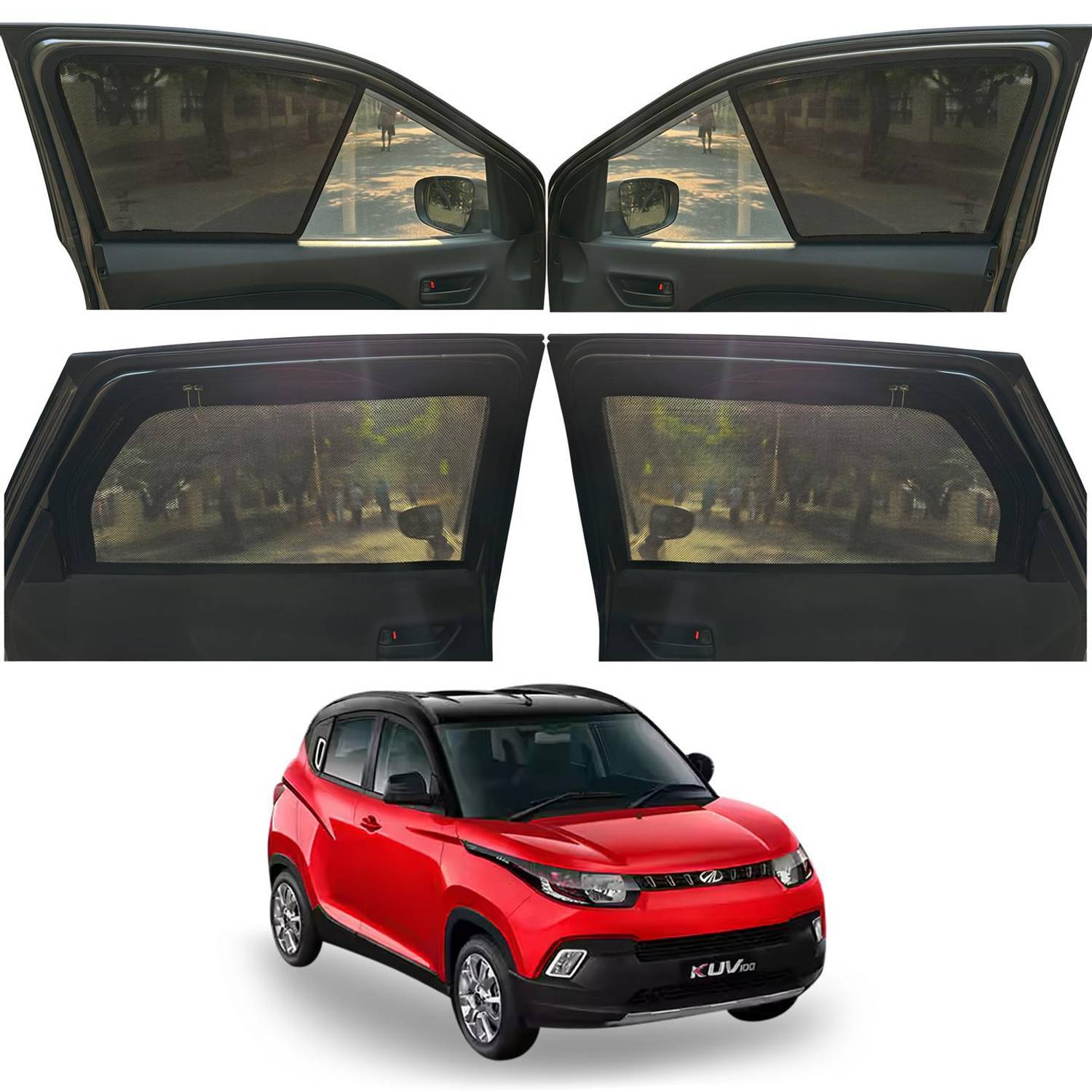 autoluxer Side Window Sun Shade For Mahindra KUV100