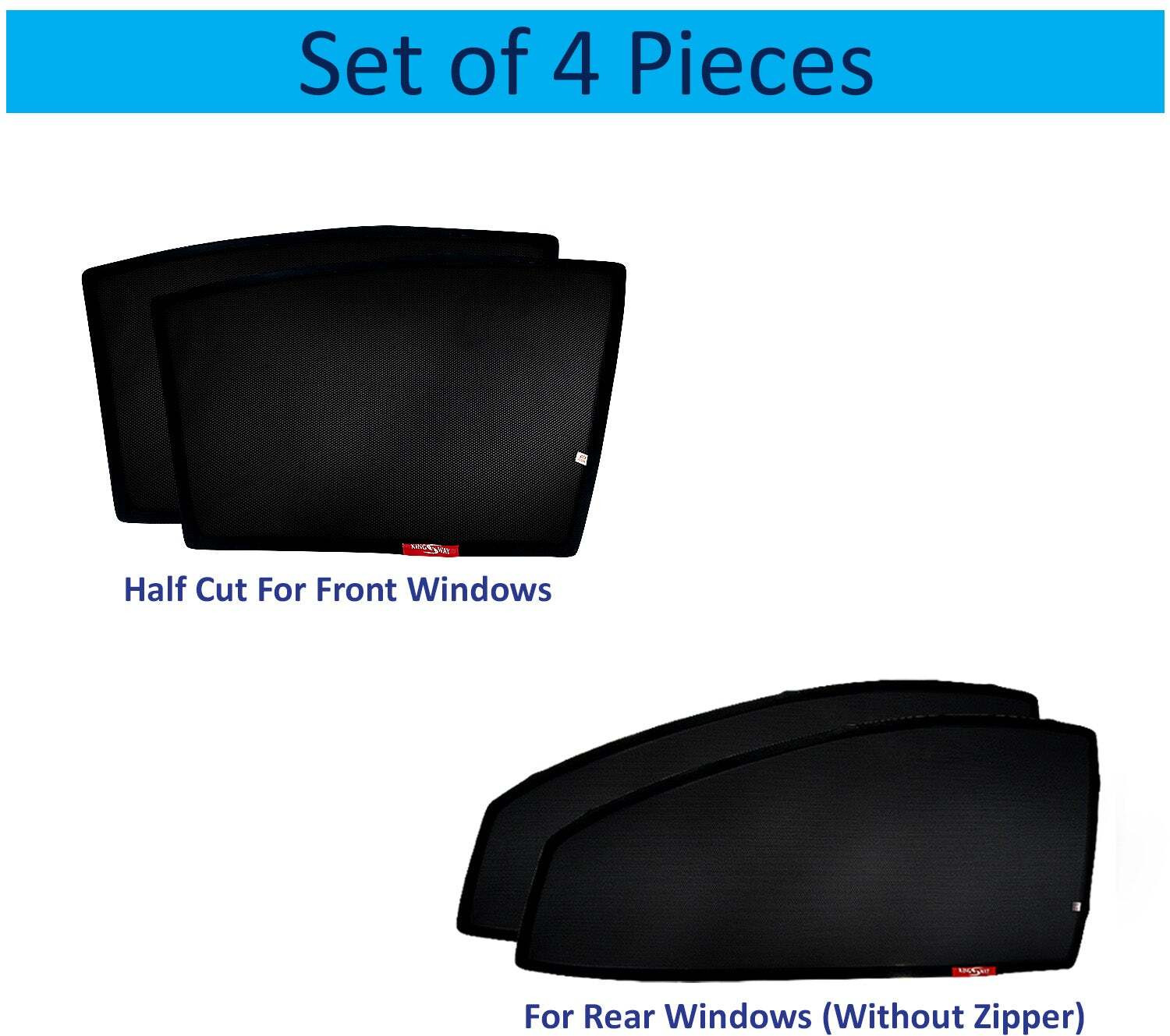 Image of Kingsway Side Window, Rear Window Sun Shade For Nissan Magnite
