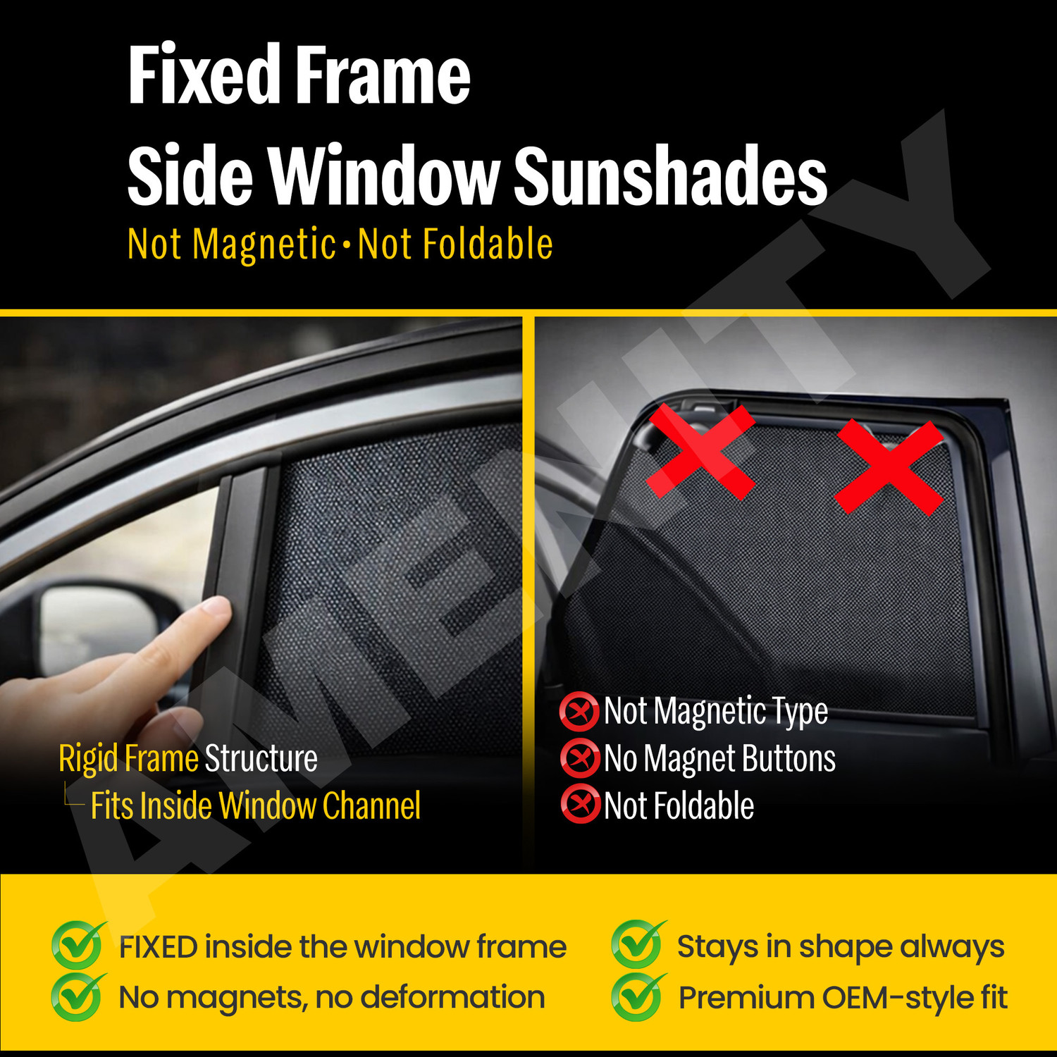 Image of amenity Side Window Sun Shade For Honda Amaze