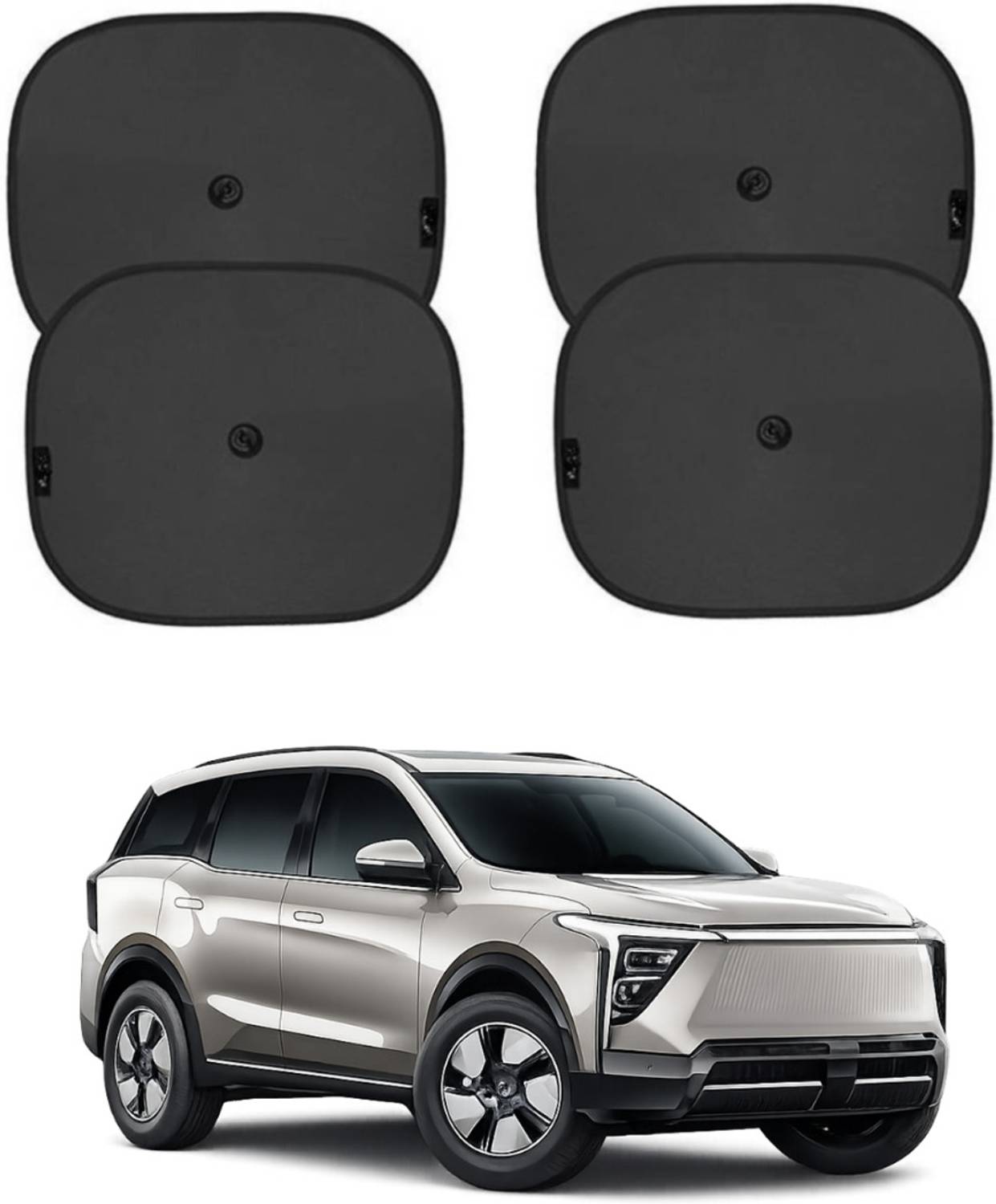 DriveXpert Side Window, Rear Window Sun Shade For Mahindra XEV 9S
