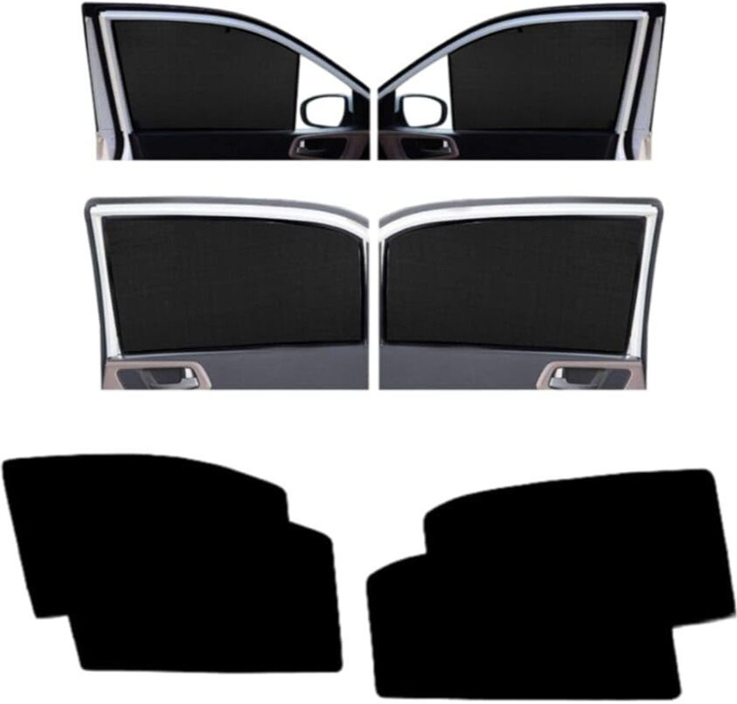 Image of DreamRow Side Window Sun Shade For Tata Punch