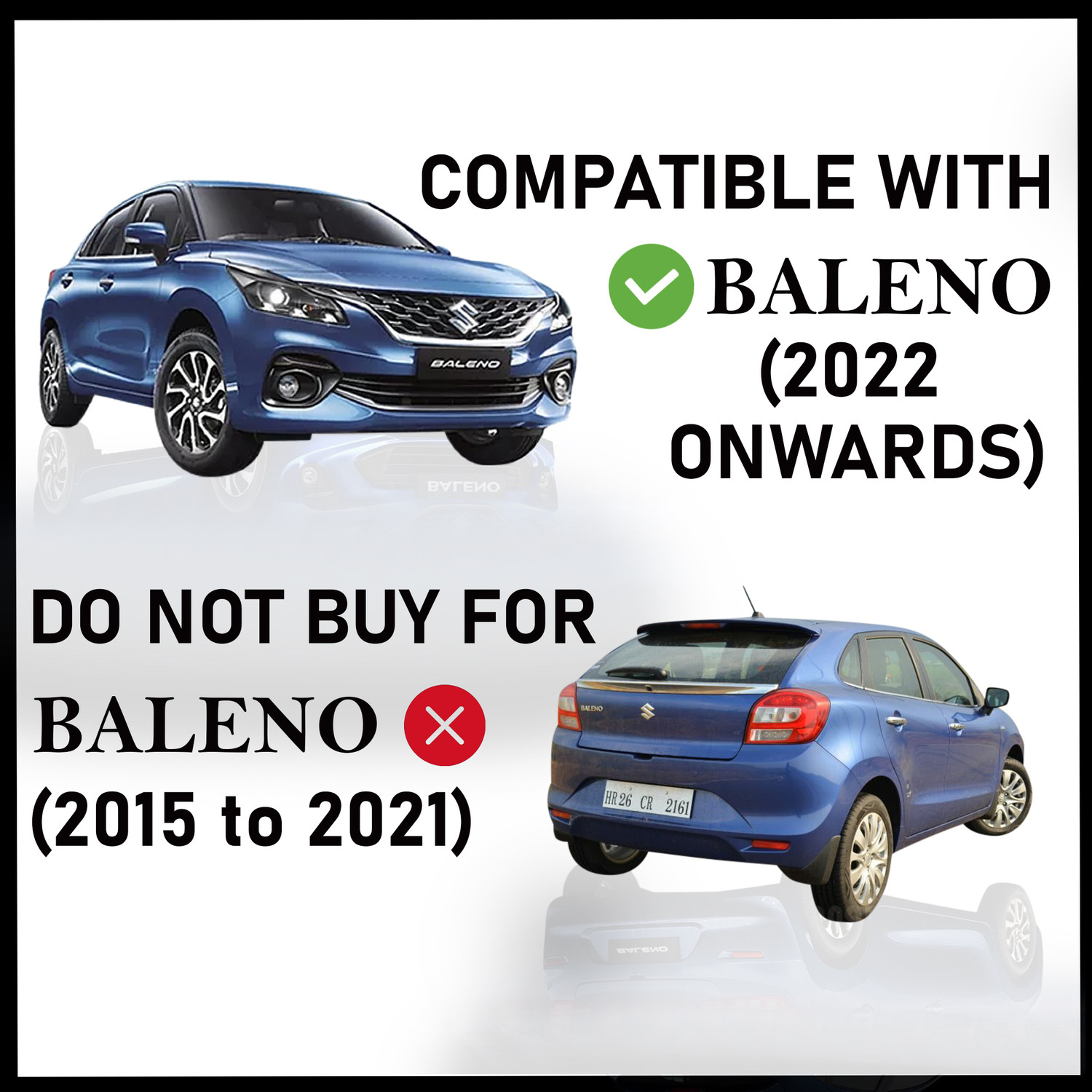 Image of autoluxer Side Window Sun Shade For Maruti Suzuki Baleno