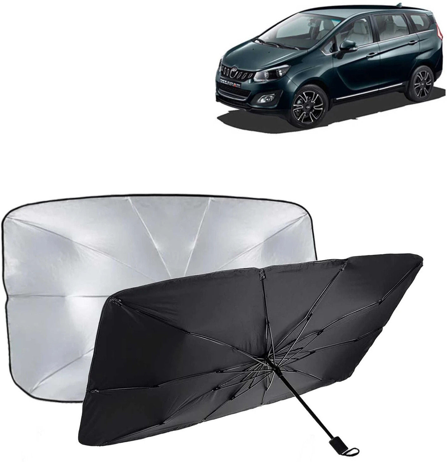 Image of Kingsway Dashboard, Windshield Sun Shade For Mahindra Marazzo
