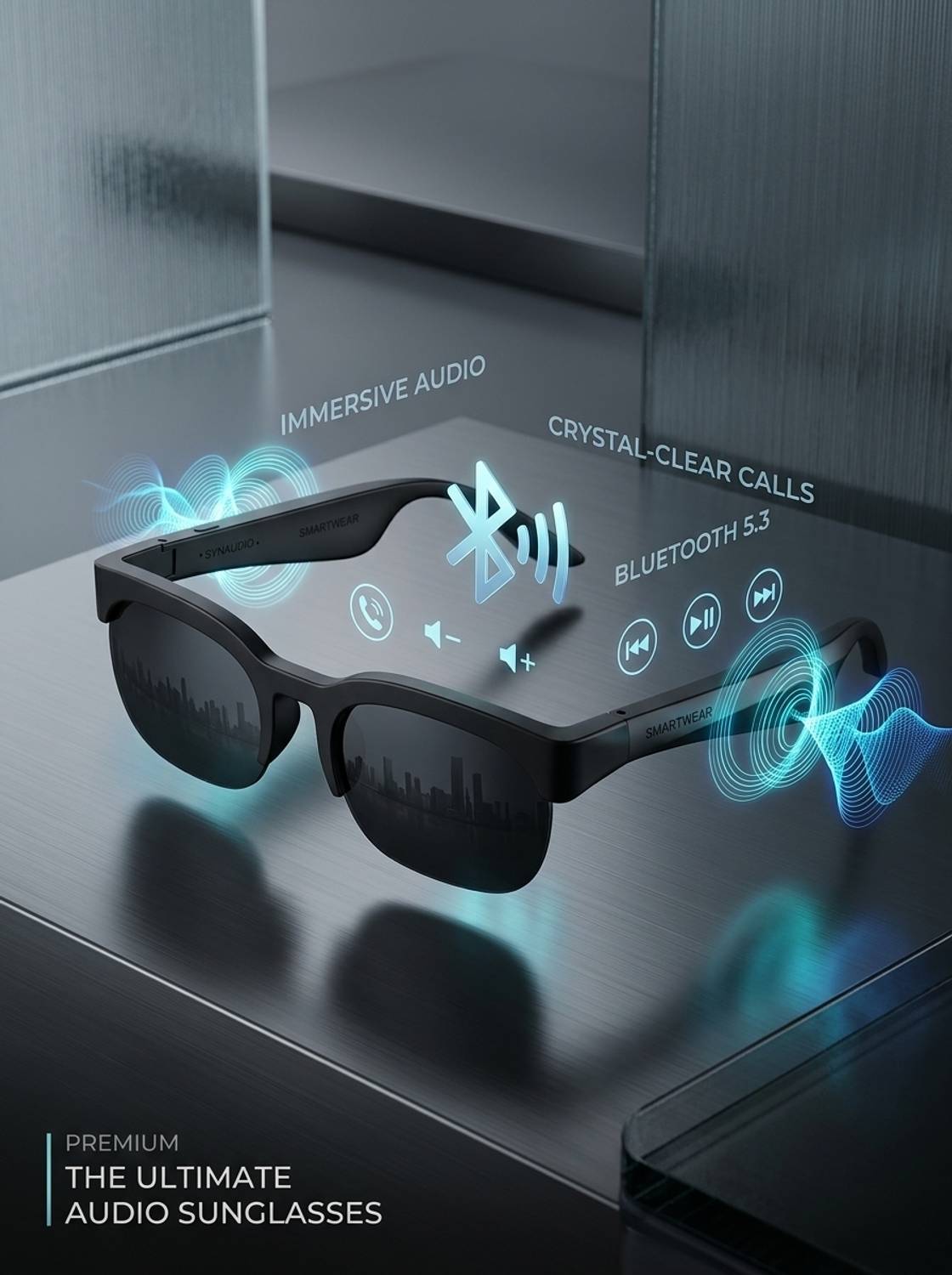 JENOXIA Retro Square Sunglasses - Image 1