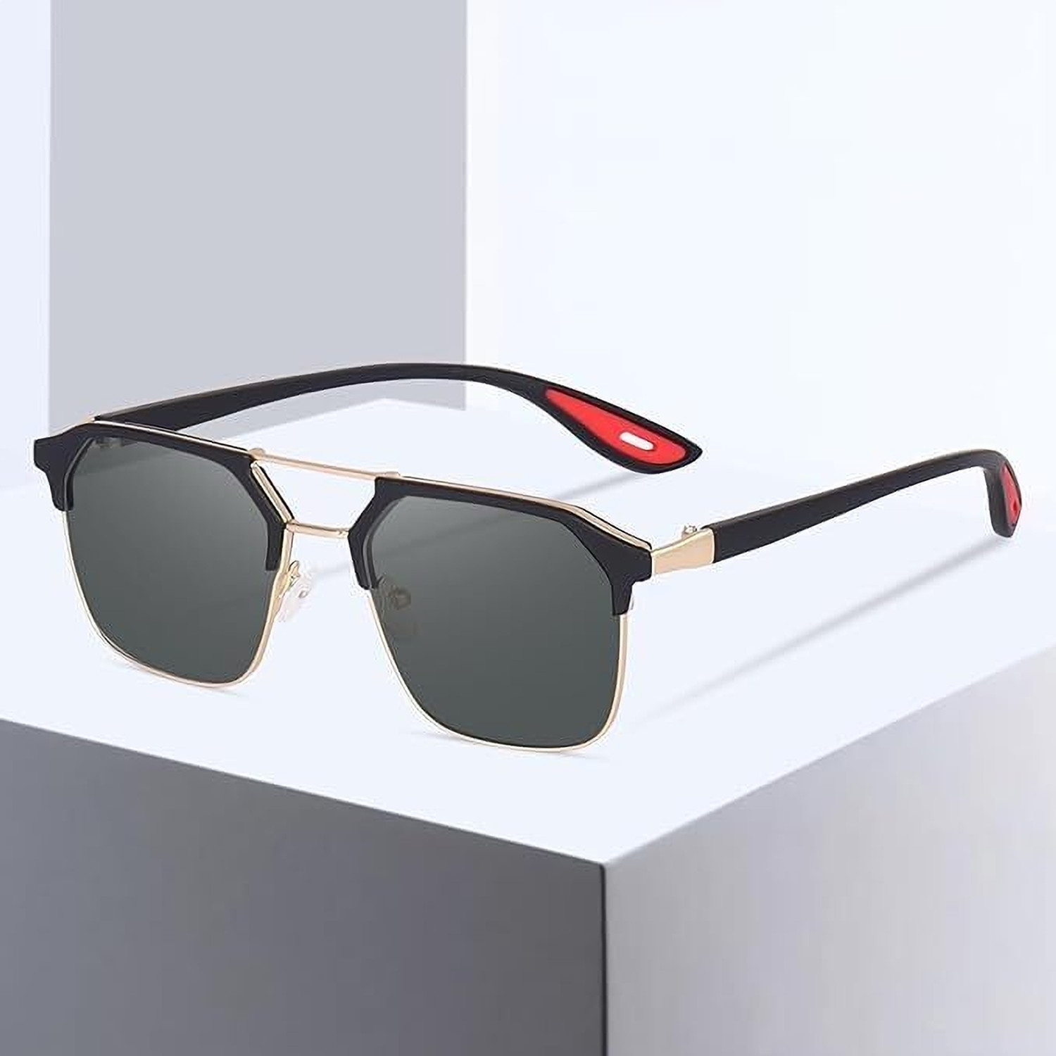 Image of Vizor Rectangular Sunglasses