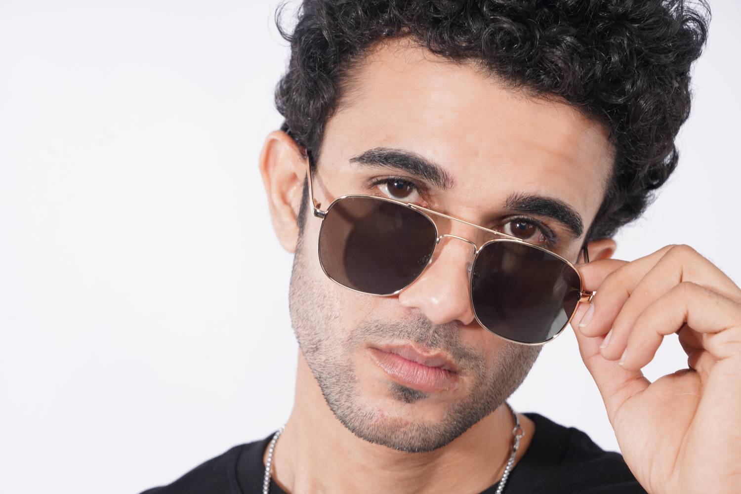 Accentz Aviator Rectangular Sunglasses - Image 1