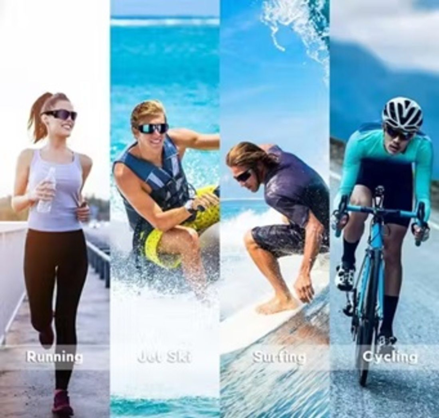 Image of Wearit Wrap-around Sunglasses