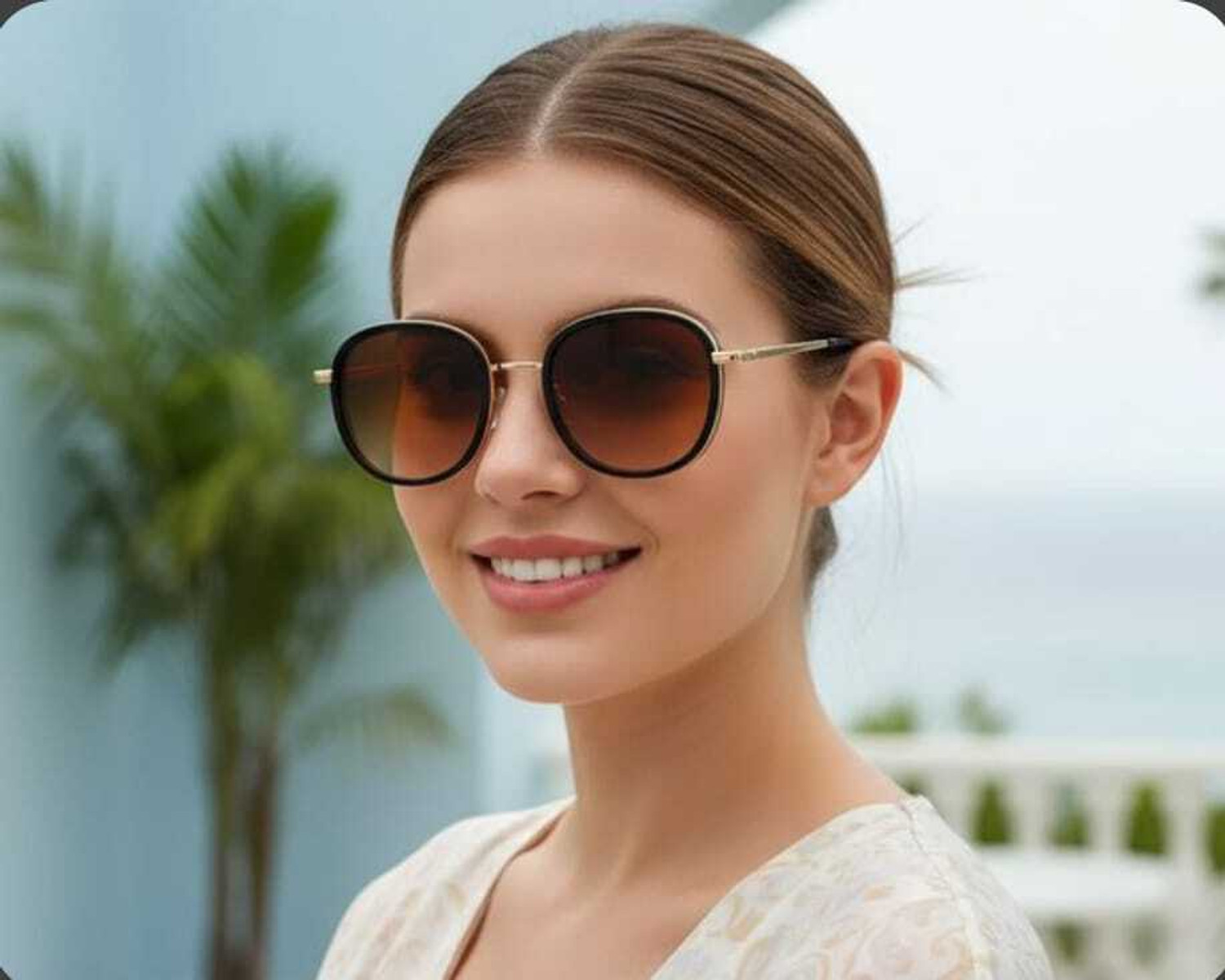 Image of GANSTA Oval, Round Sunglasses