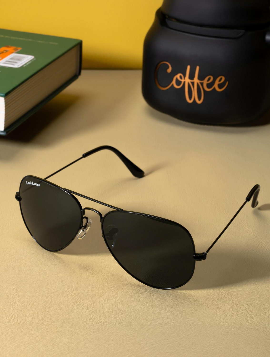 Image of LOUIS KOUROS Aviator Sunglasses