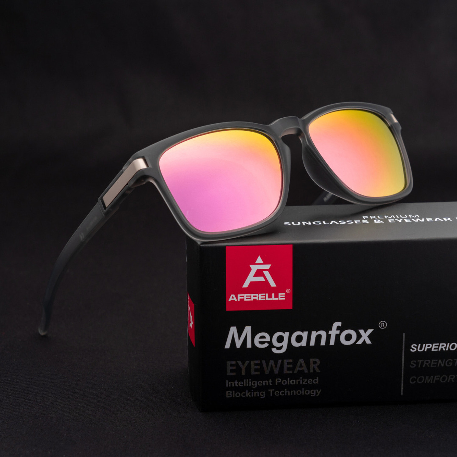Image of aferelle Retro Square Sunglasses