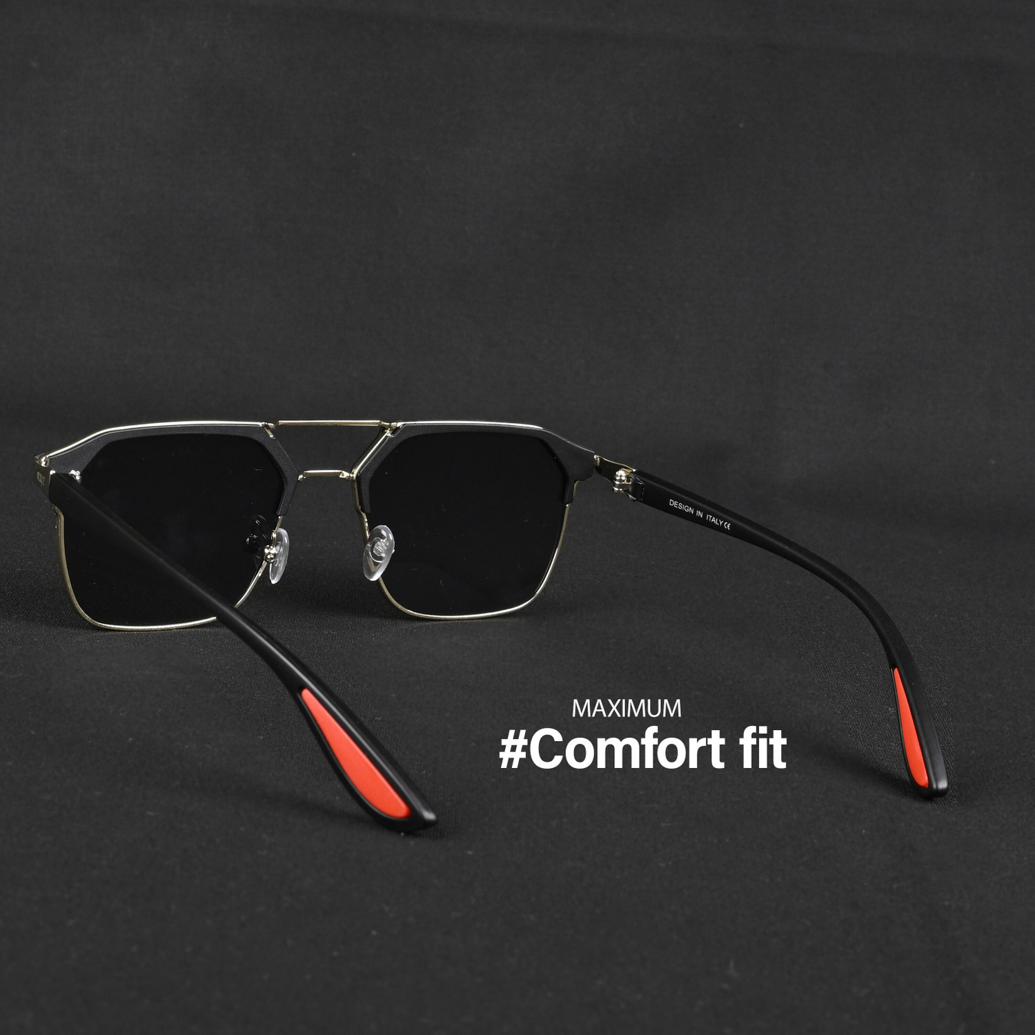 Image of Irayz Retro Square Sunglasses