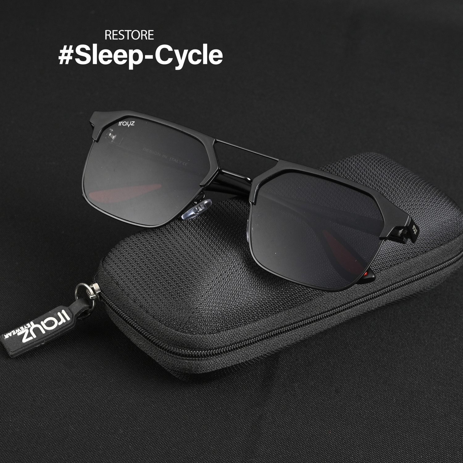 Image of Irayz Retro Square Sunglasses