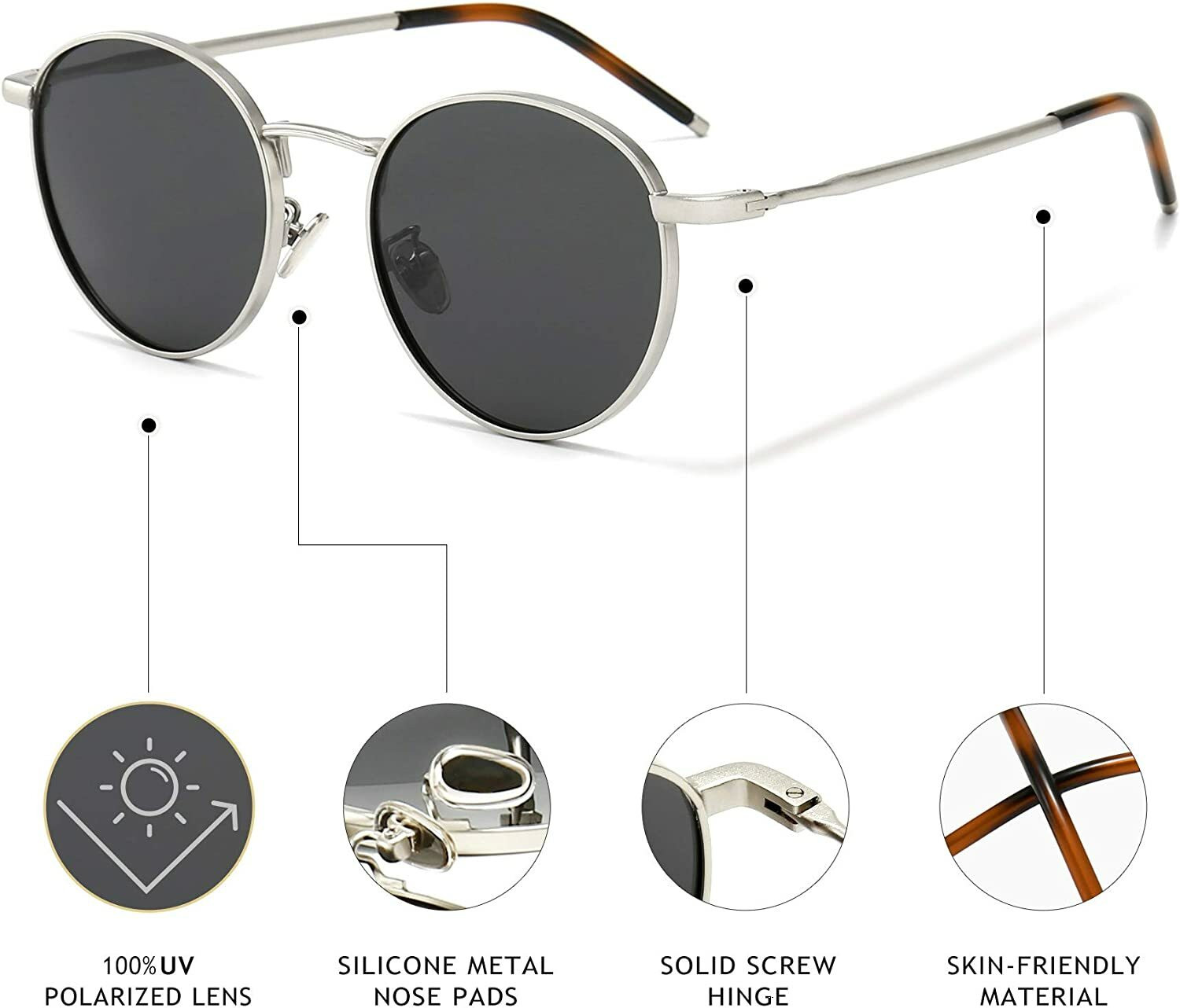Image of ROZZETTA CRAFT Round Sunglasses