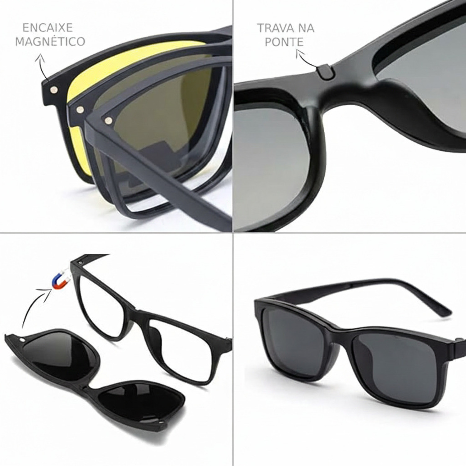 Image of TheDarker Retro Square, Spectacle , Shield Sunglasses