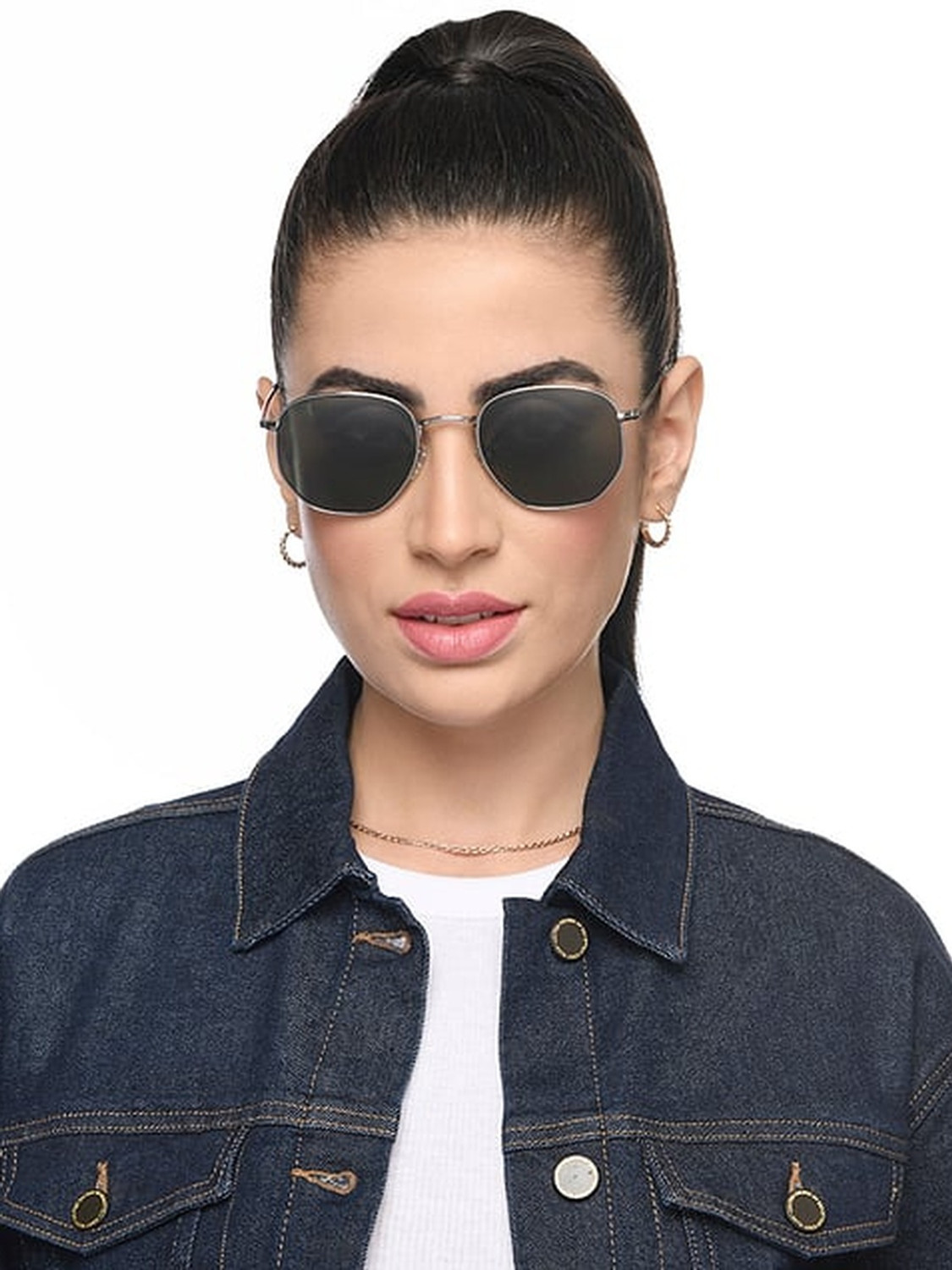 Image of VINCENT CHASE by Lenskart Round Sunglasses
