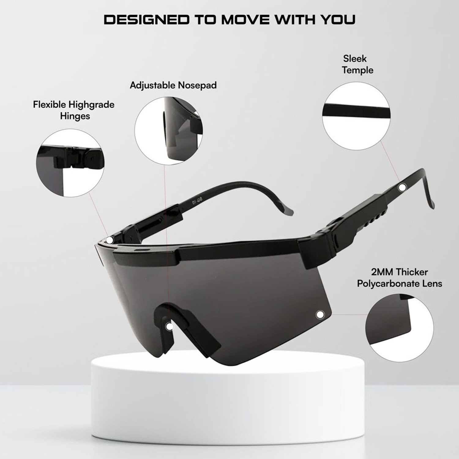 Image of Park Line Sports Sunglasses