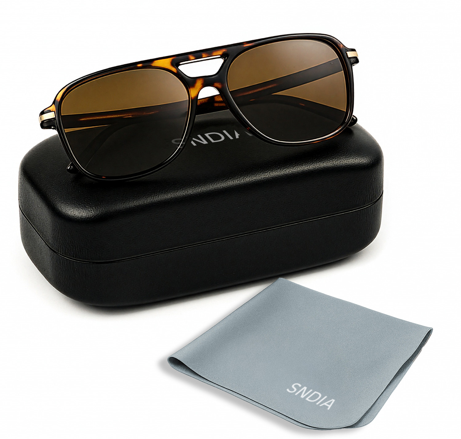 Image of SNDIA Retro Square Sunglasses