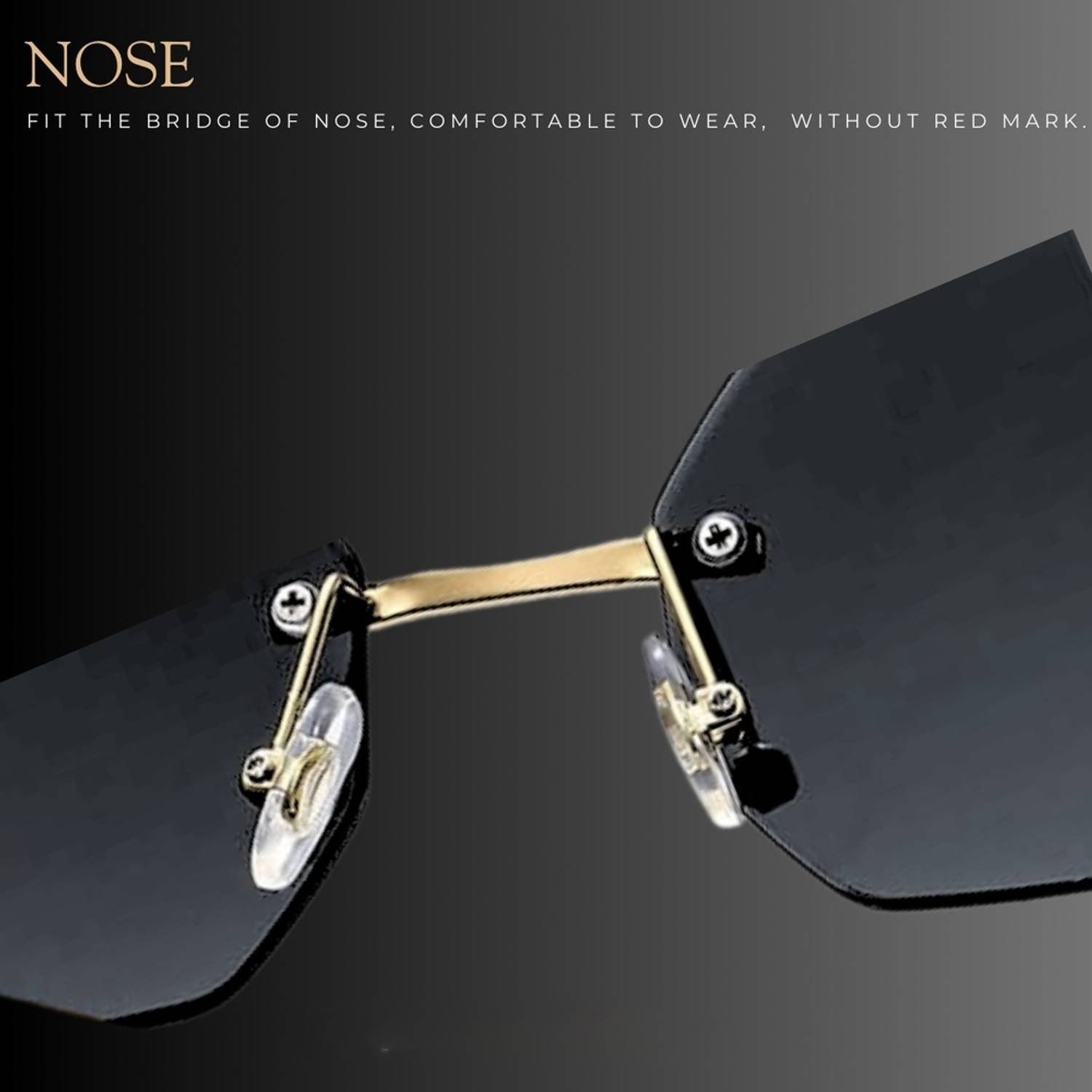 ALFATOORE Octagonal Sunglasses - Image 4