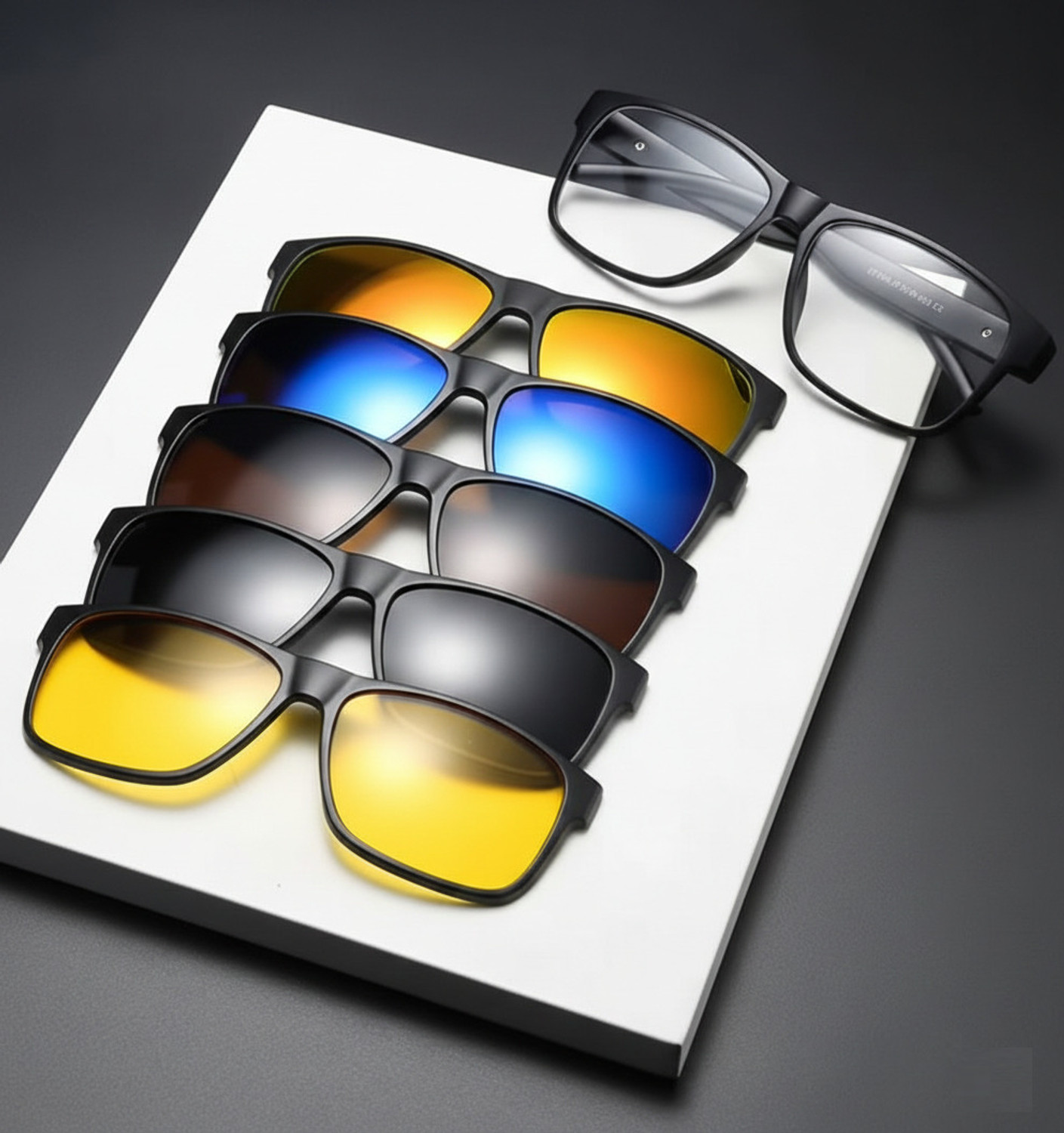 Image of TheDarker Retro Square, Spectacle , Shield Sunglasses