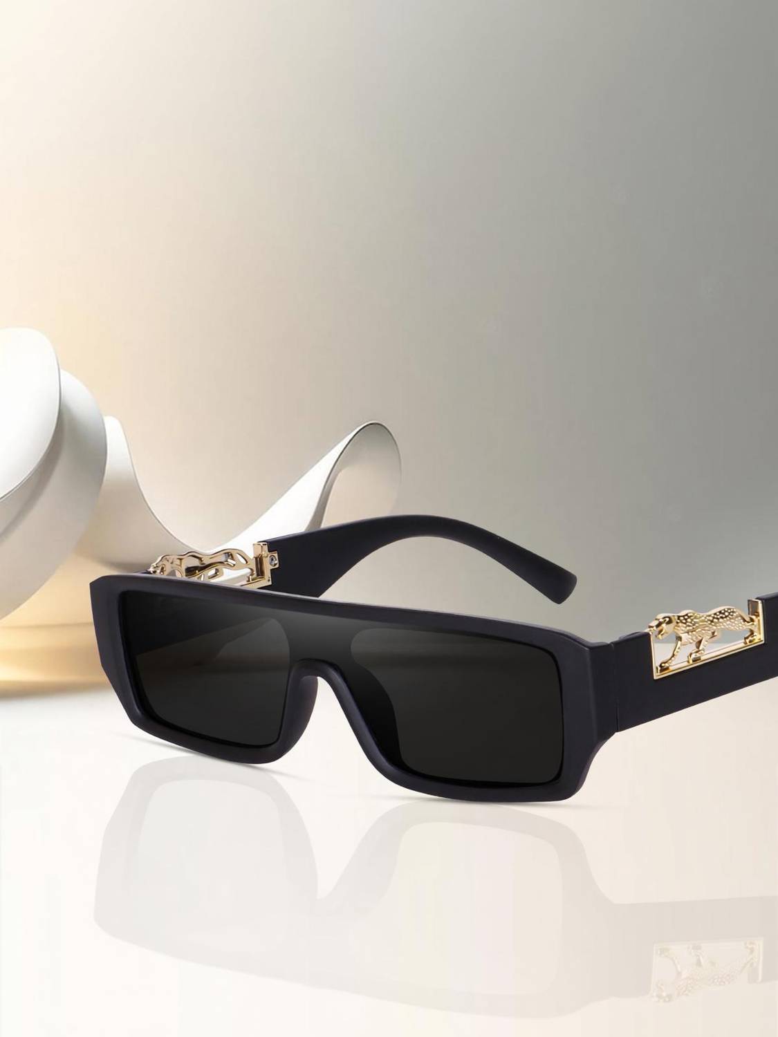 Alligator Rectangular Sunglasses