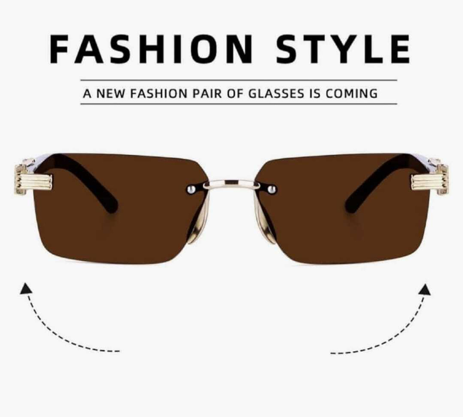 Image of Shade House Rectangular Sunglasses