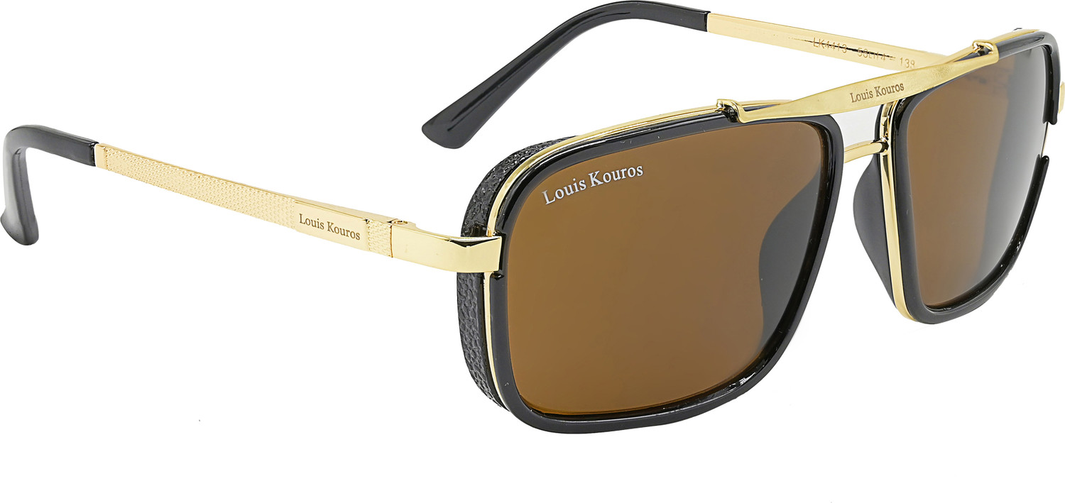 Image of LOUIS KOUROS Retro Square Sunglasses