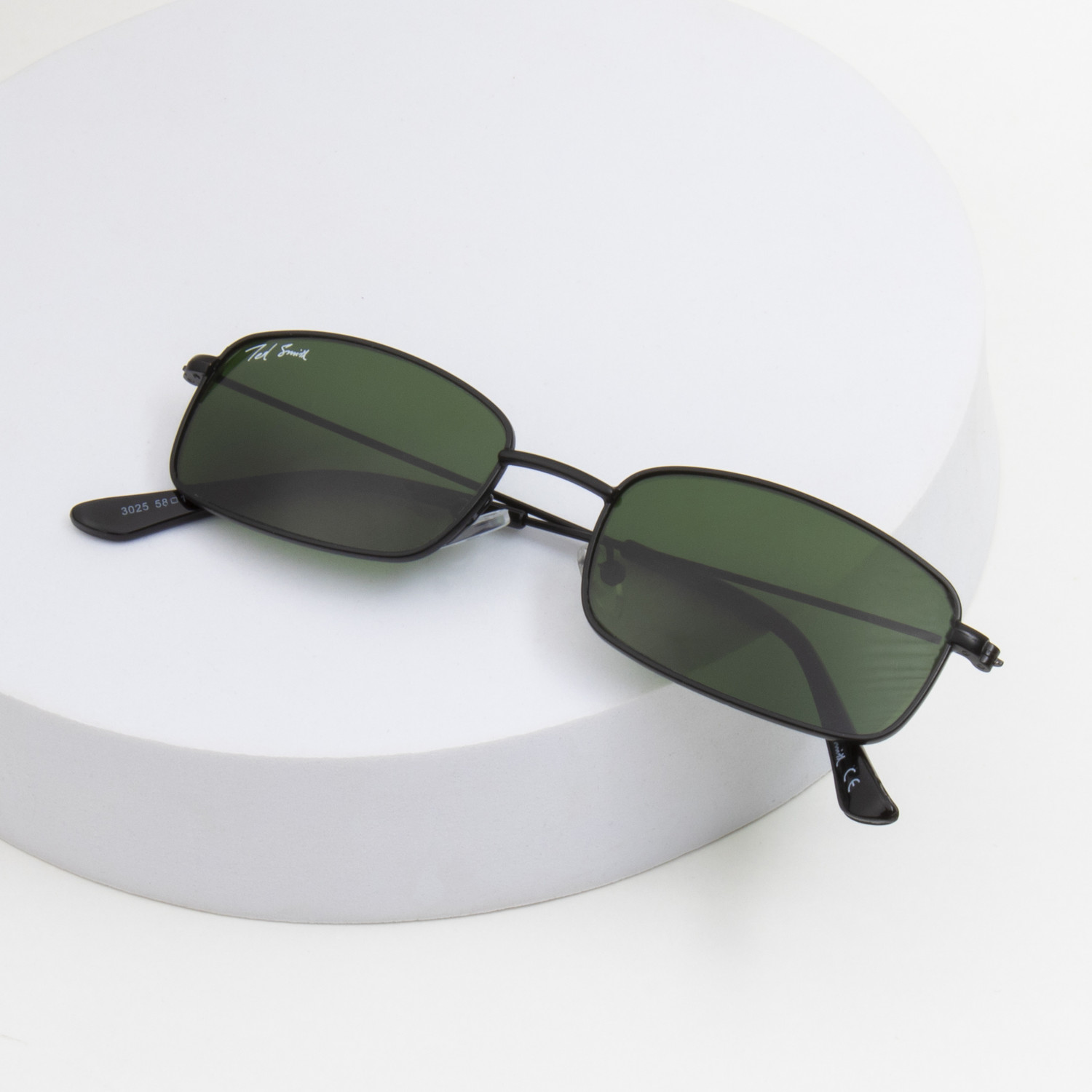 Image of Ted Smith Rectangular Sunglasses