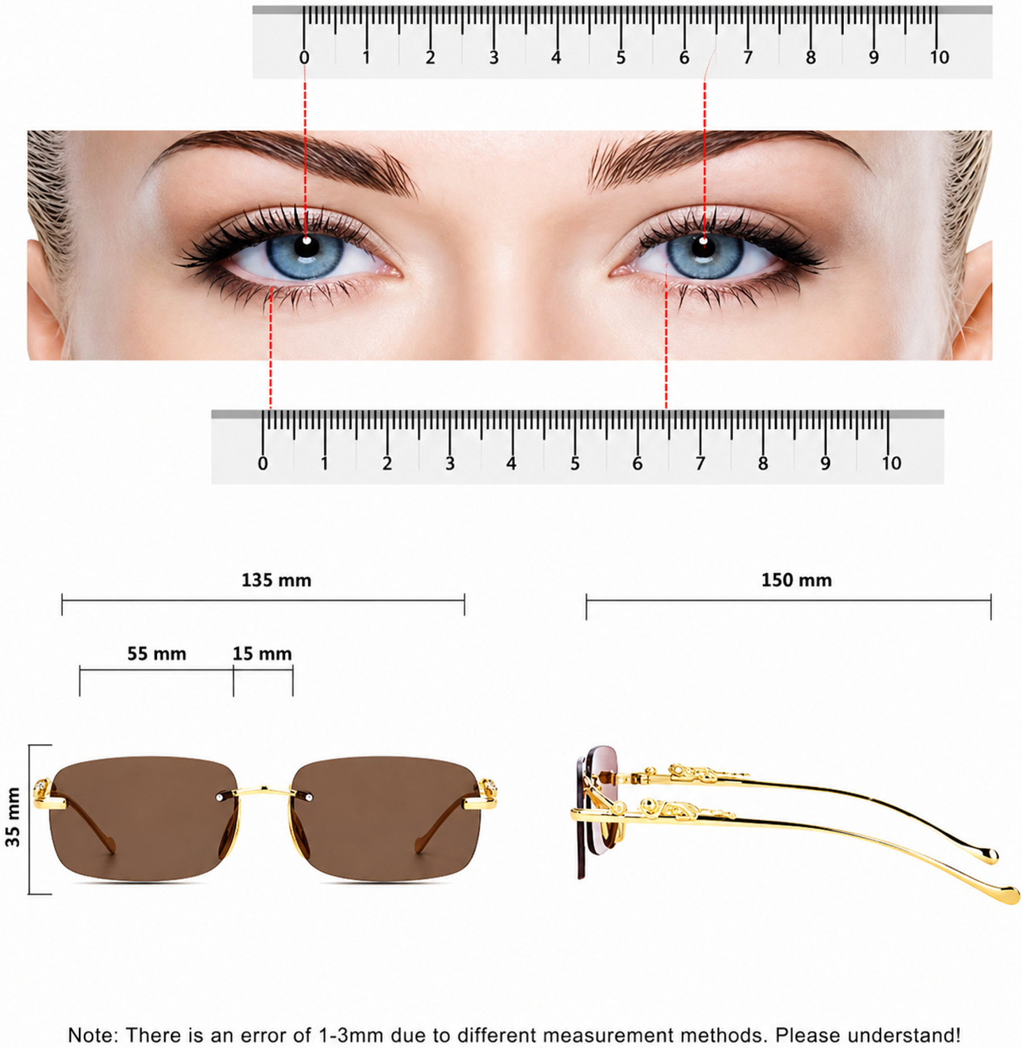 Image of GOODINA Rectangular Sunglasses