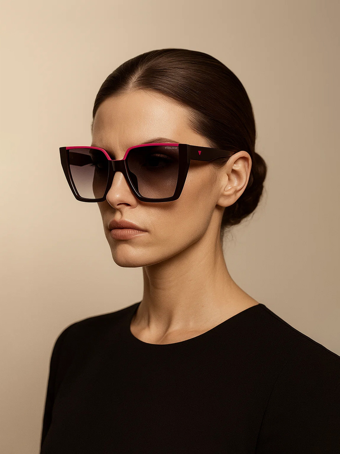 Image of Police Cat-eye Sunglasses