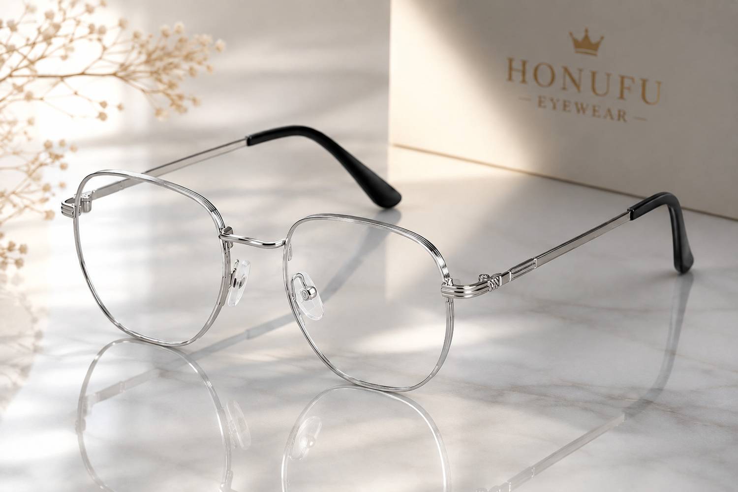 HONUFU Octagonal Sunglasses - Image 1