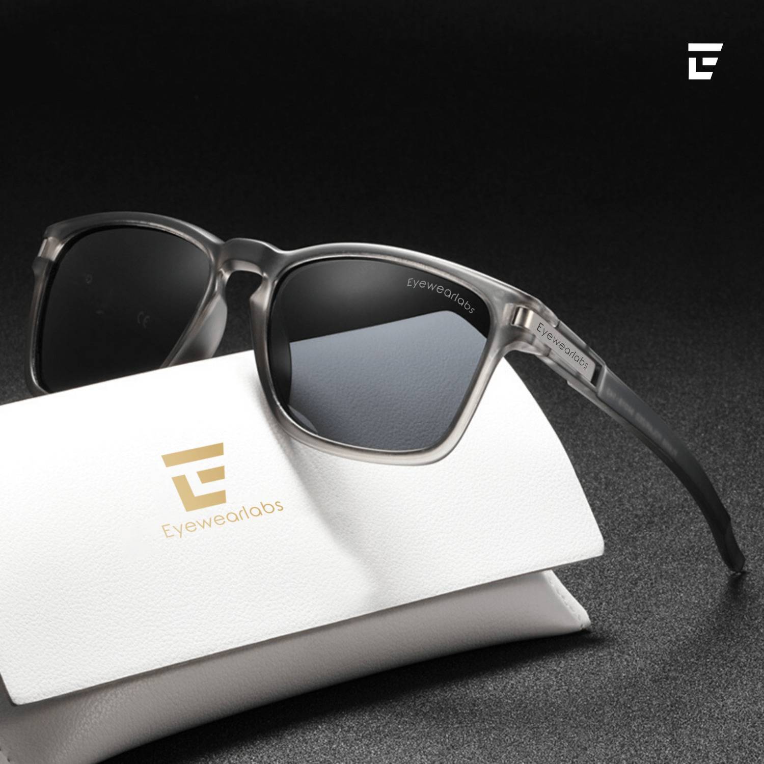 Eyewearlabs Polarized, UV Protection, Riding Glasses Retro Square...mo