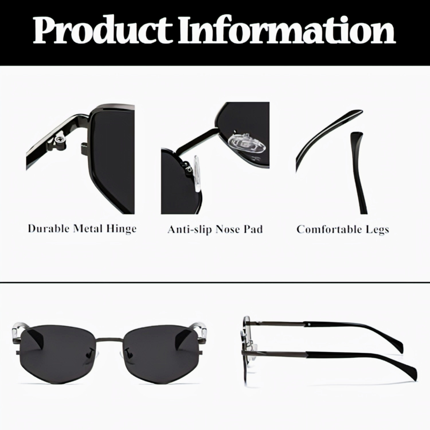 Image of eyedens Retro Square Sunglasses