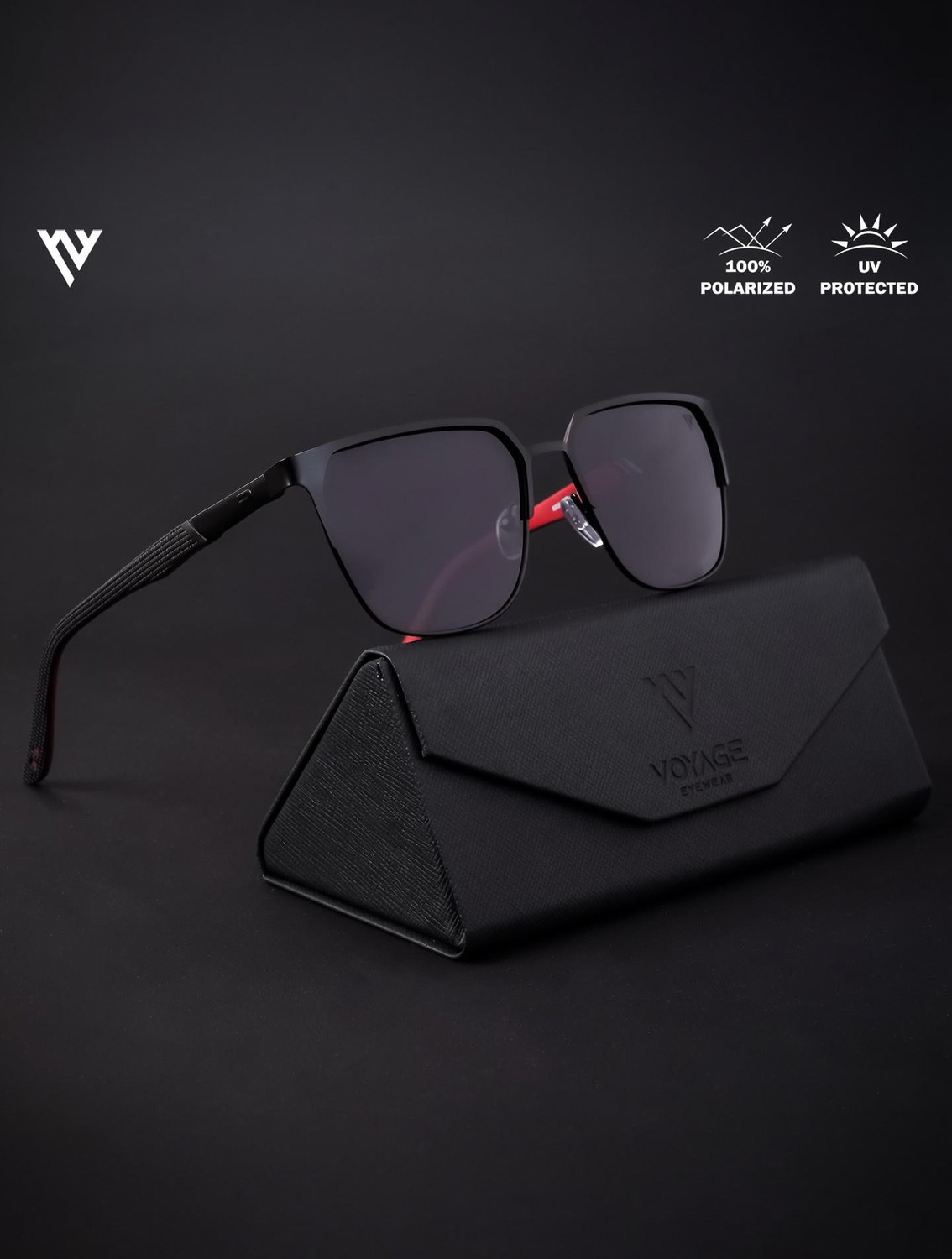 Image of VOYAGE Retro Square Sunglasses
